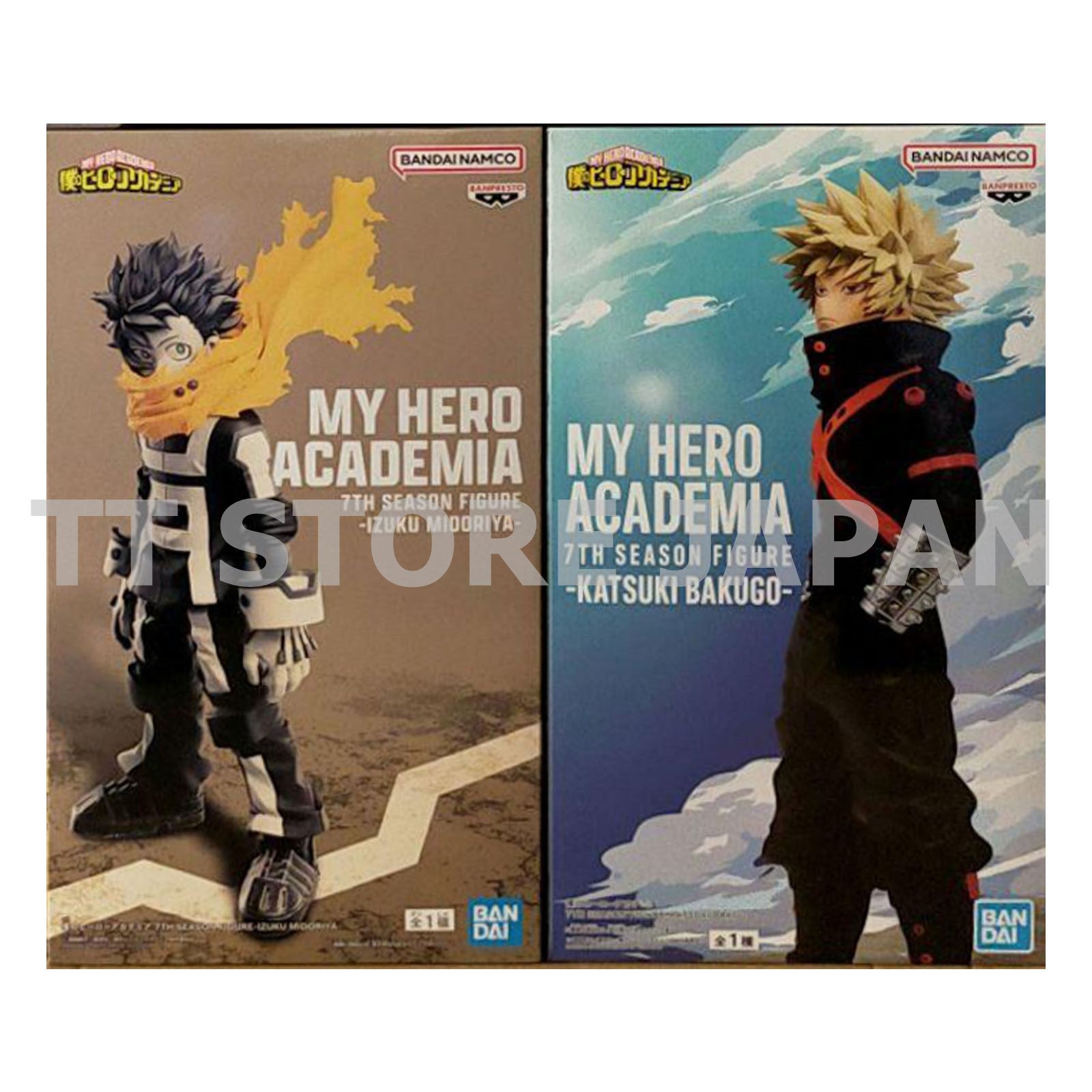 My Hero Academia Figure Izuku Midoriya Katsuki Bakugo Set 7th Season Deku MHA