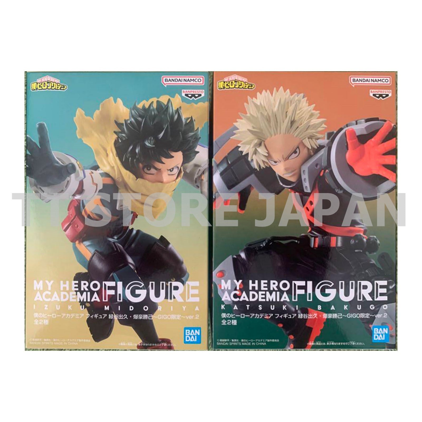 My Hero Academia Figure Izuku Midoriya Katsuki Bakugo Set GiGO Limited ver.2