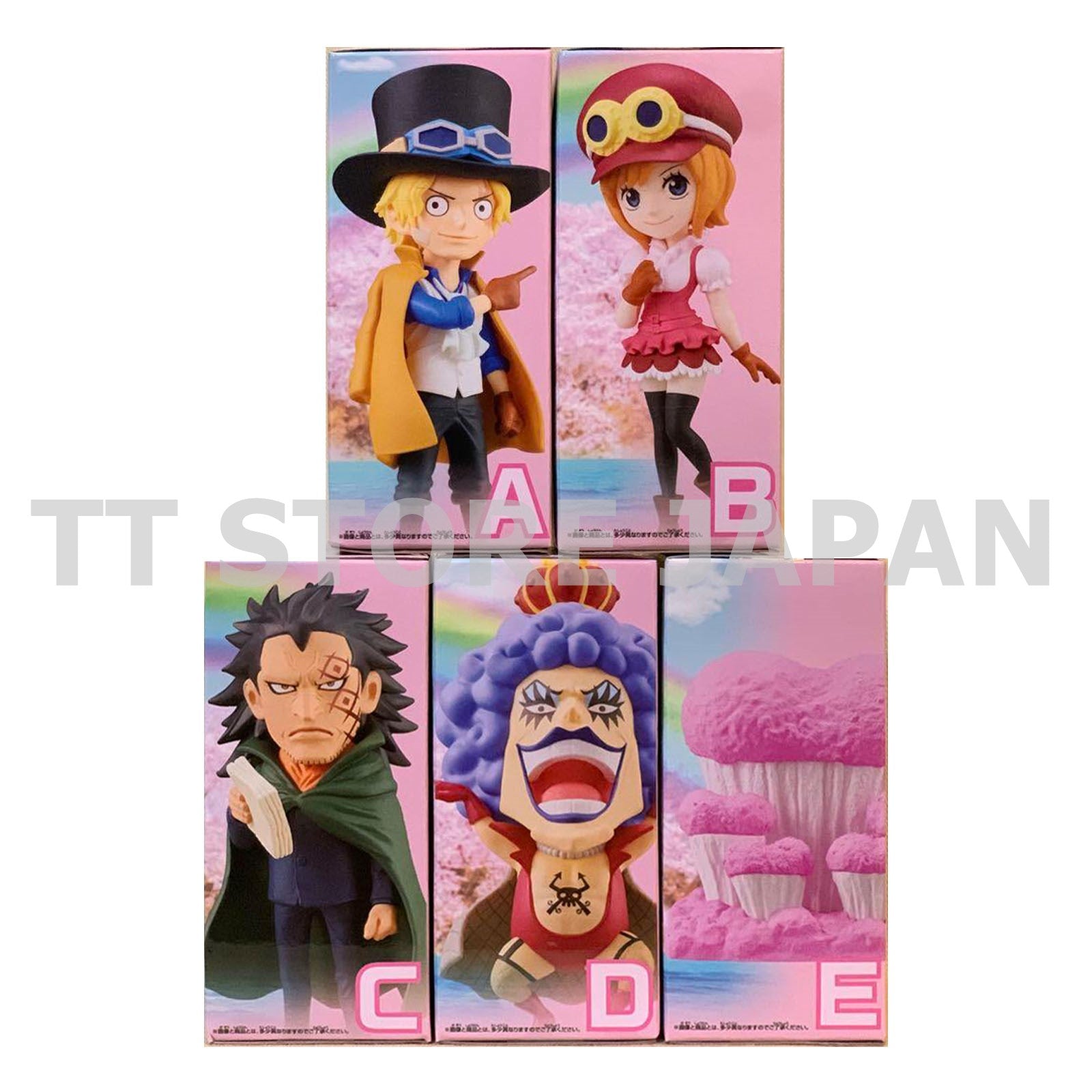 One Piece World Collectable Figure Kamabakka Kingdom Complete Set WCF Momoiro