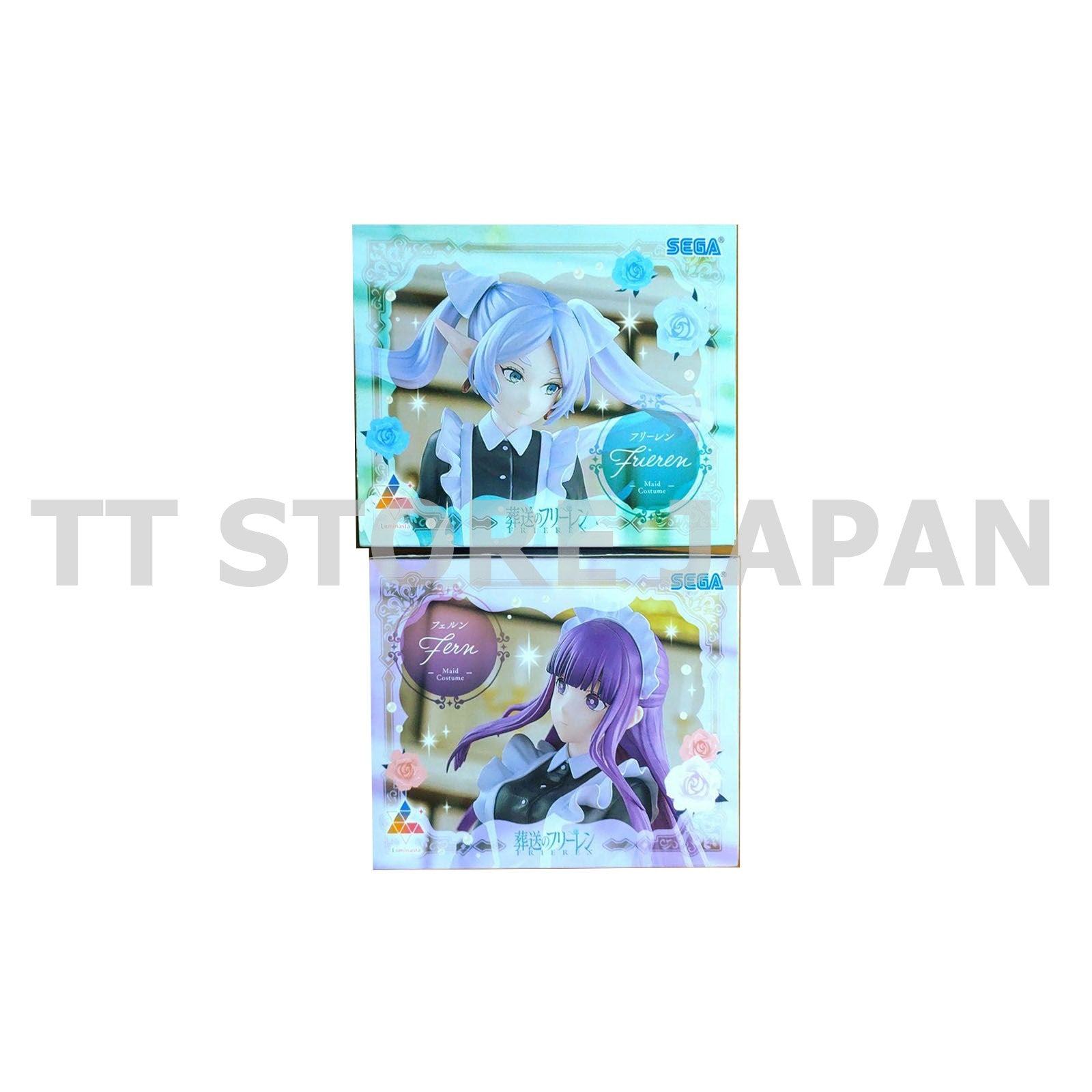 Frieren beyond journey's end Figure Frieren Fern Set Luminasta Maid ver. New