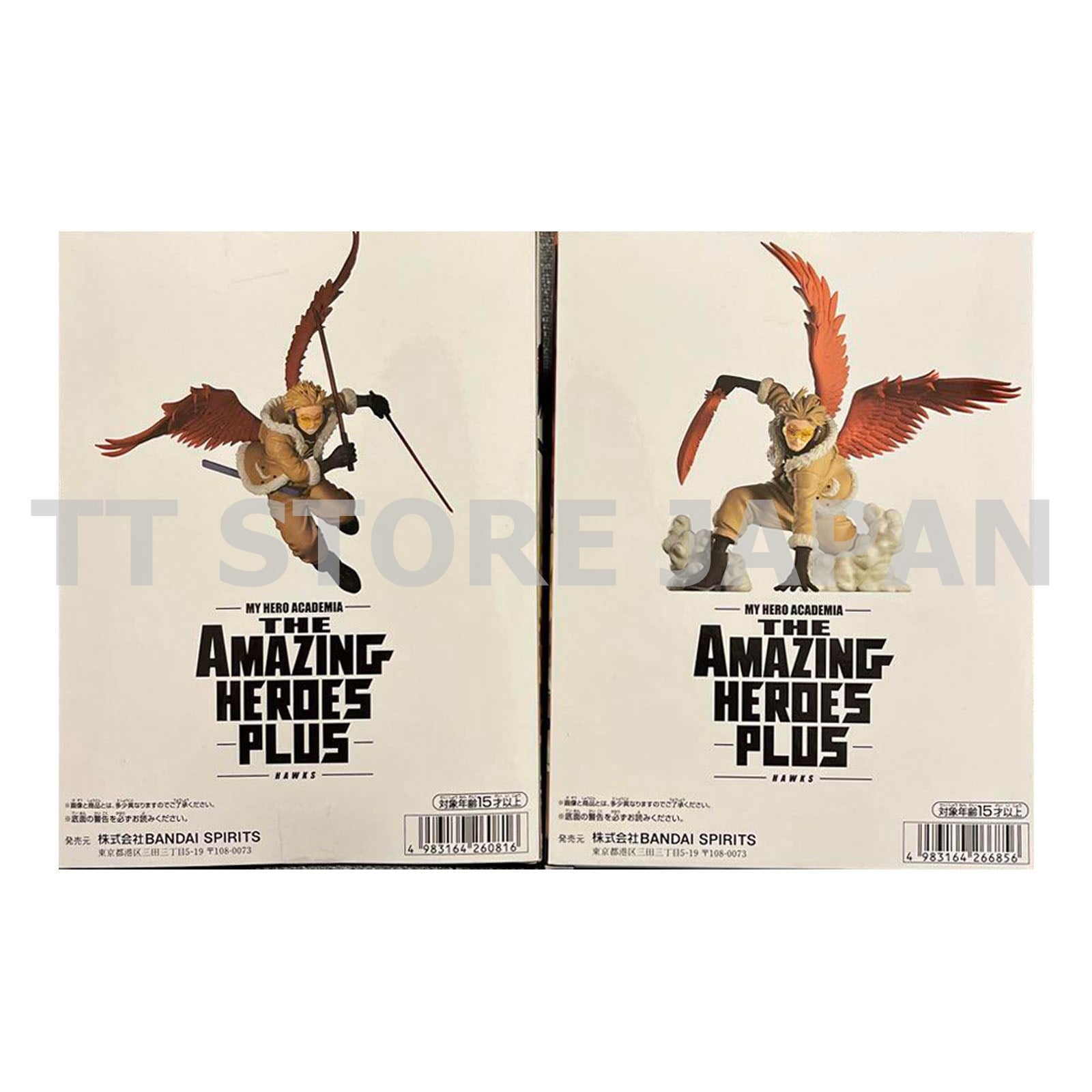 My Hero Academia Hawks Figure Amazing Heroes Plus I II Set MHA New Japan