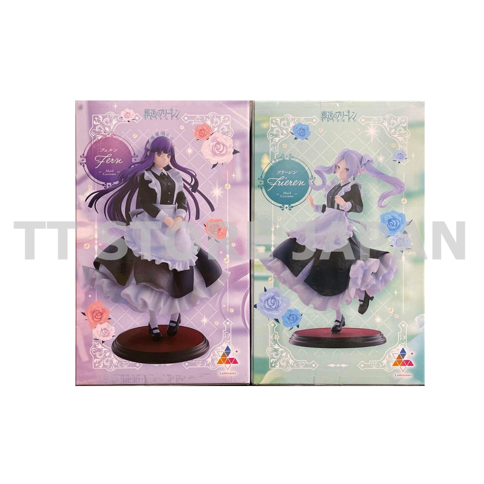 Frieren beyond journey's end Figure Frieren Fern Set Luminasta Maid ver. New