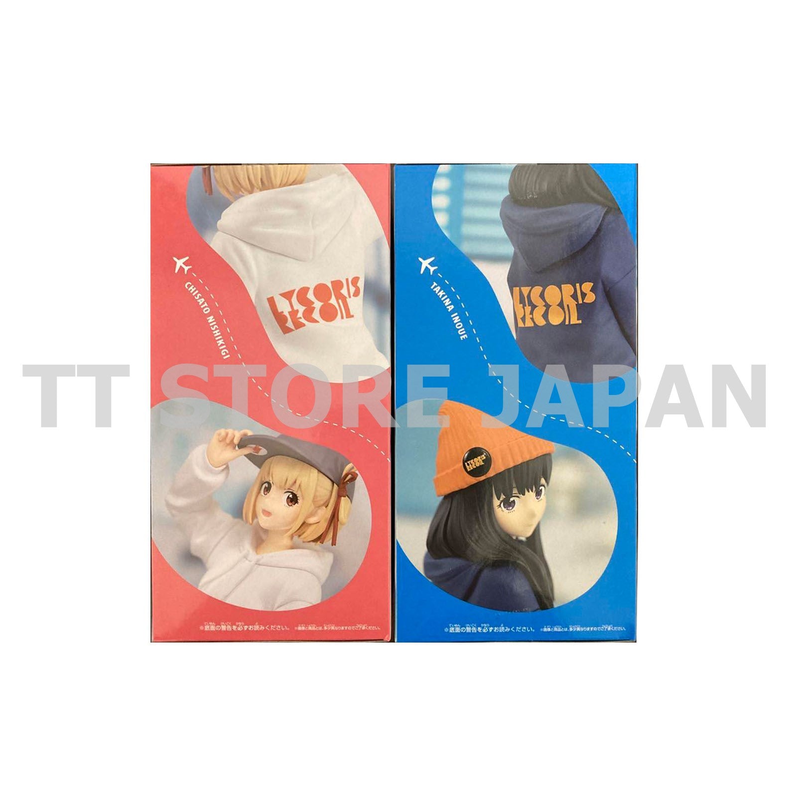 Lycoris Recoil Figure Chisato Nishikigi Takina Inoue Set Relax time Trip for two