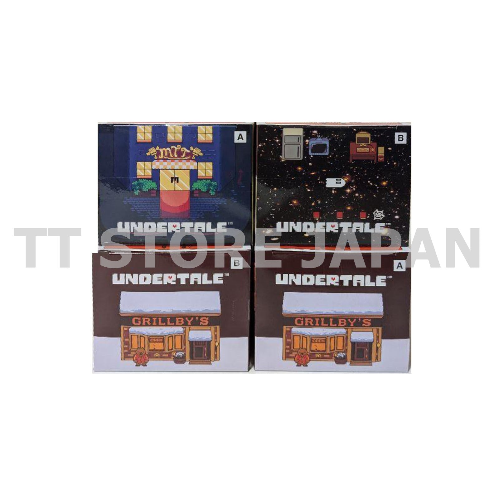 UNDERTALE FOOD DESIGN Figure vol.1 vol.2 Sans Undyne Napstablook Mettaton Set