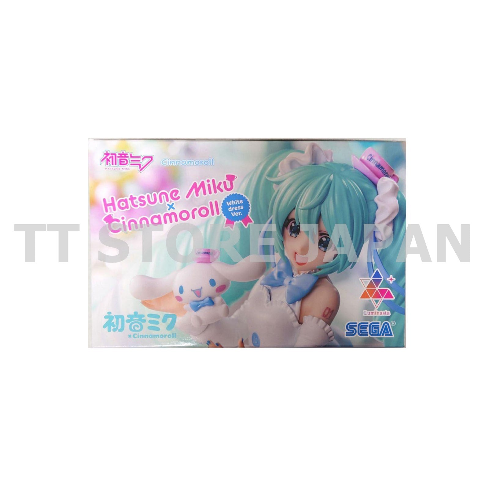 Hatsune Miku Series Luminasta Figure Hatsune Miku x Cinnamoroll White Dress SEGA