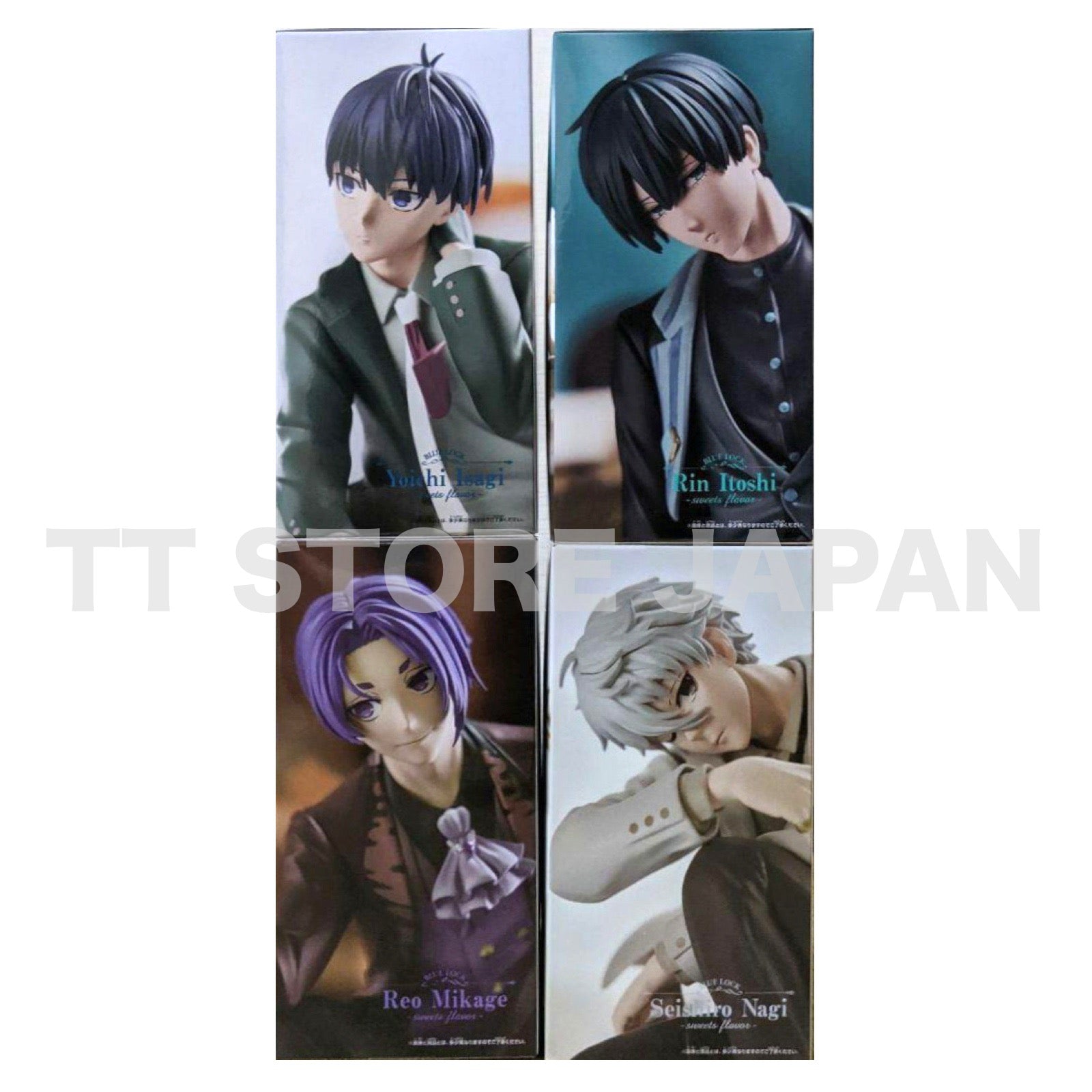 BLUE LOCK Figure Seishiro Nagi Reo Yoichi Isagi Rin Itoshi Set sweets flavor