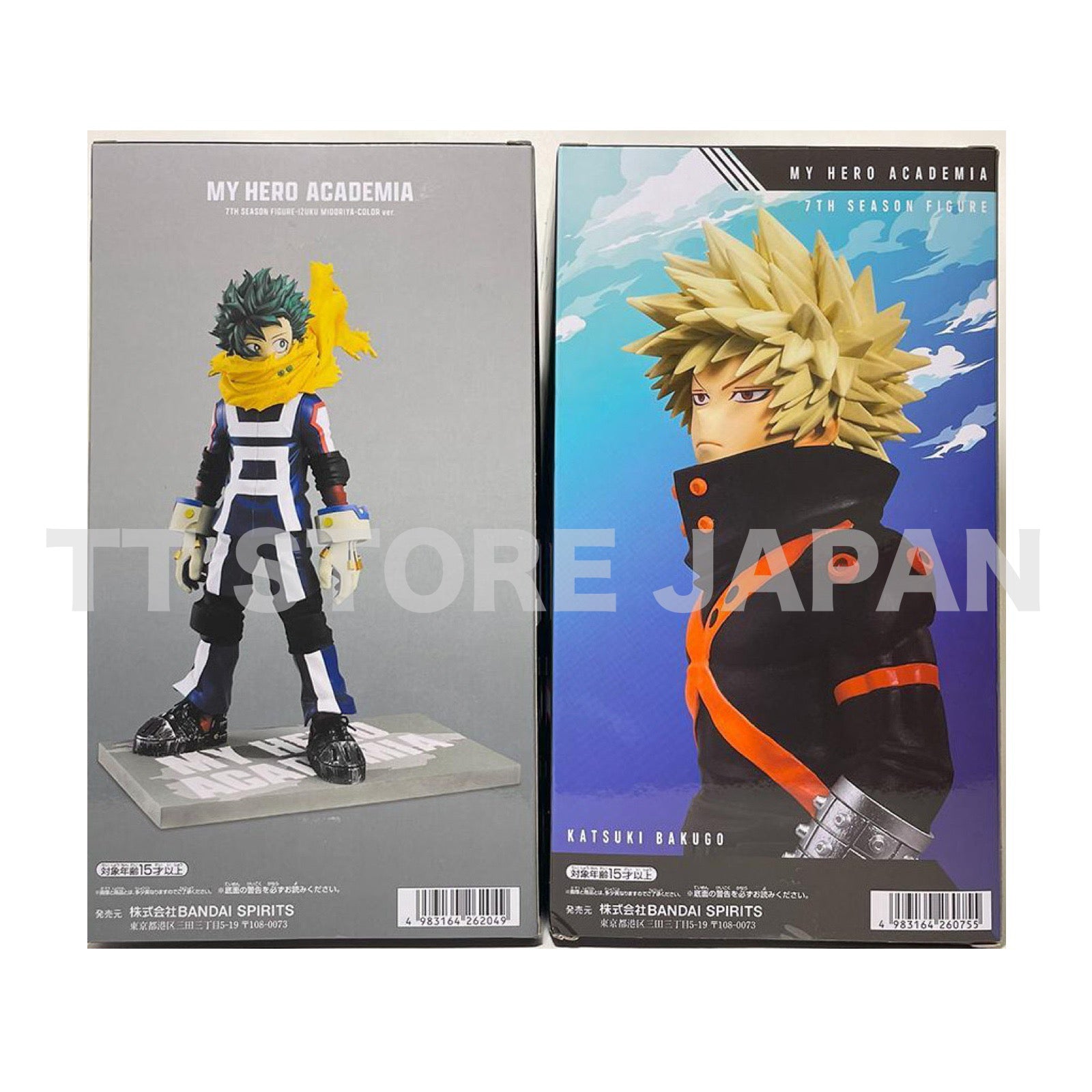 My Hero Academia 7th Season Figure Izuku Midoriya Katsuki Bakugo Set Color ver