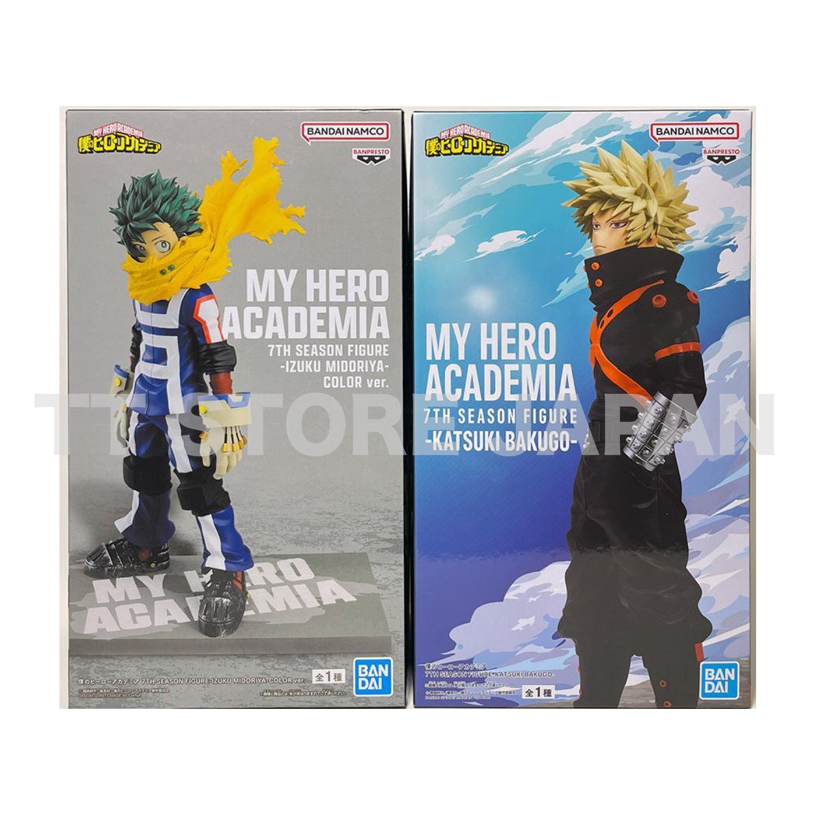 My Hero Academia 7th Season Figure Izuku Midoriya Katsuki Bakugo Set Color ver