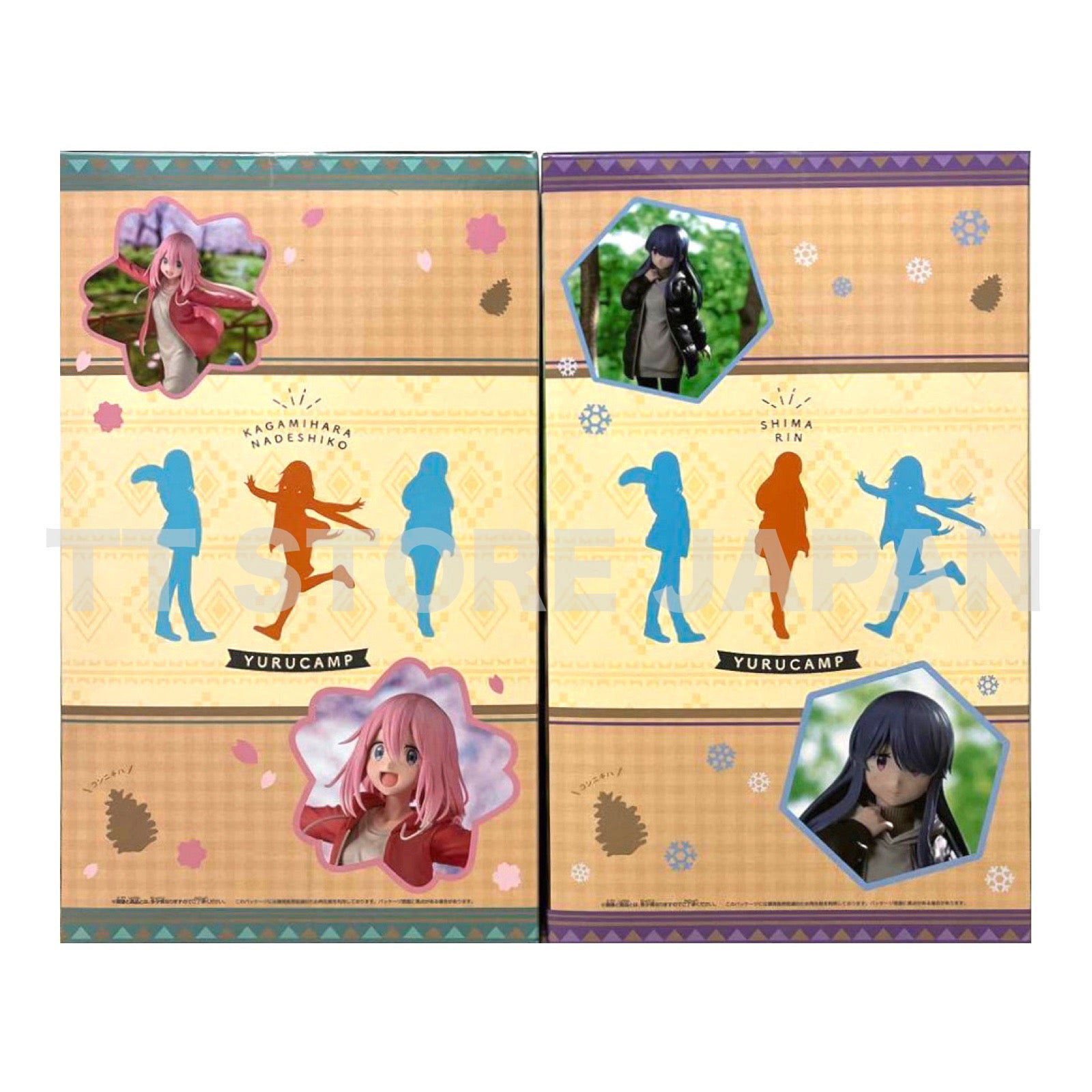 Laid Back Camp △ Season 3 Figure Nadeshiko Kagamihara Rin Shima Set Yuru Camp
