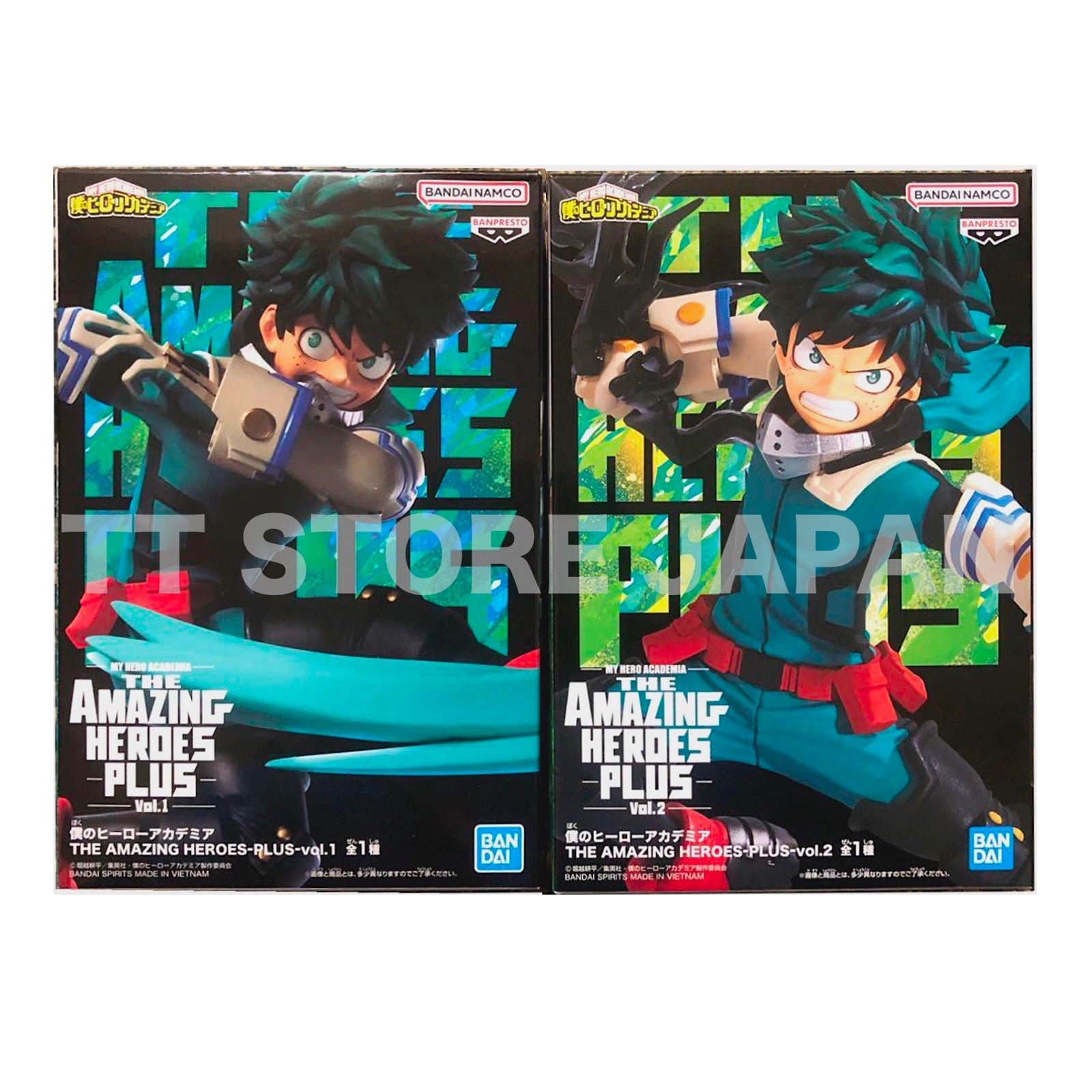 My Hero Academia Izuku Midoriya Figure THE AMAZING HEROES PLUS vol.1 vol.2 Set