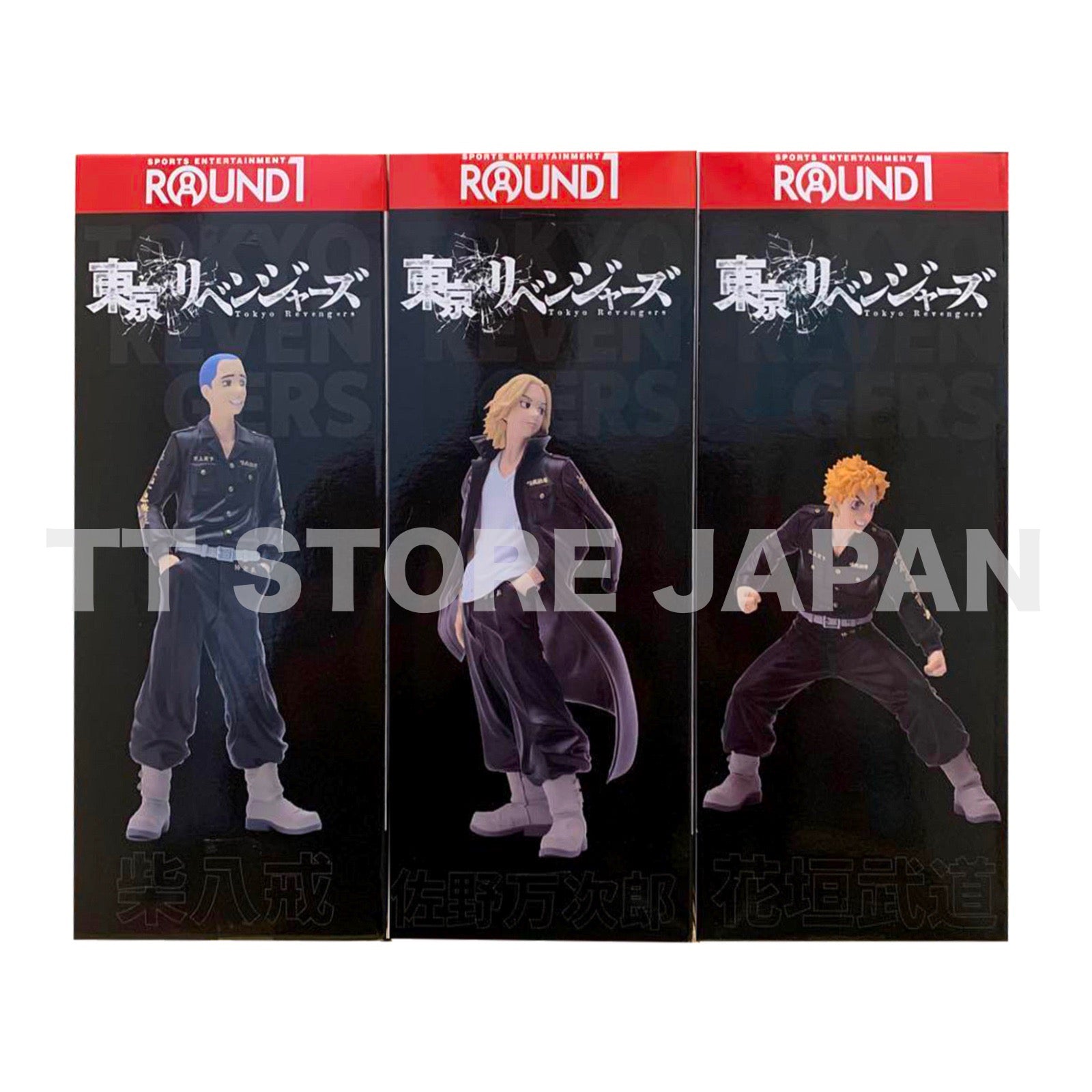 Tokyo Revengers Figure Manjiro Mikey Takemichi Hakkai Set Round 1 One Limited