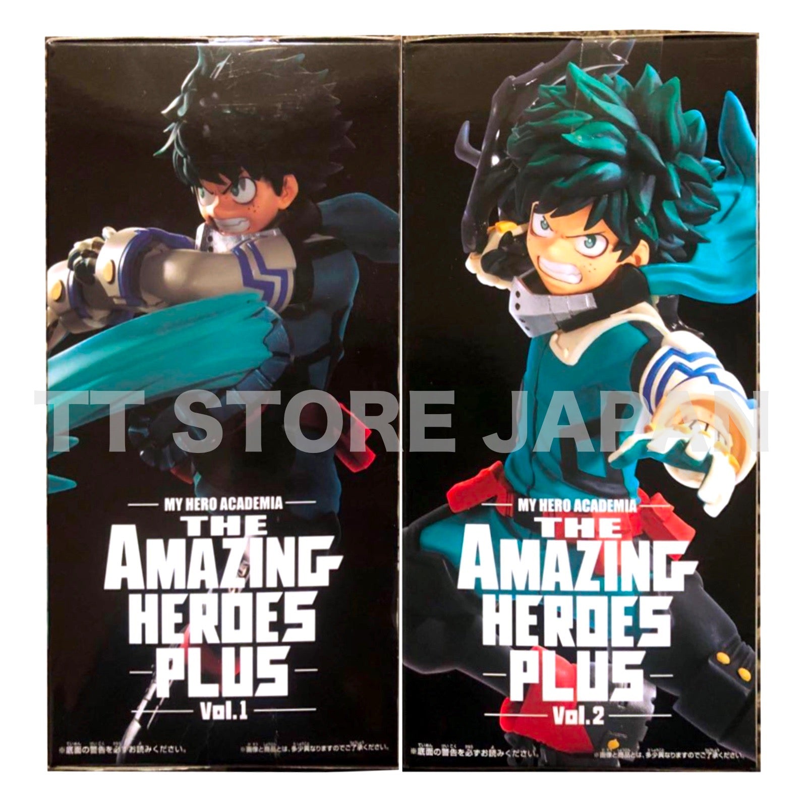 My Hero Academia Izuku Midoriya Figure THE AMAZING HEROES PLUS vol.1 vol.2 Set