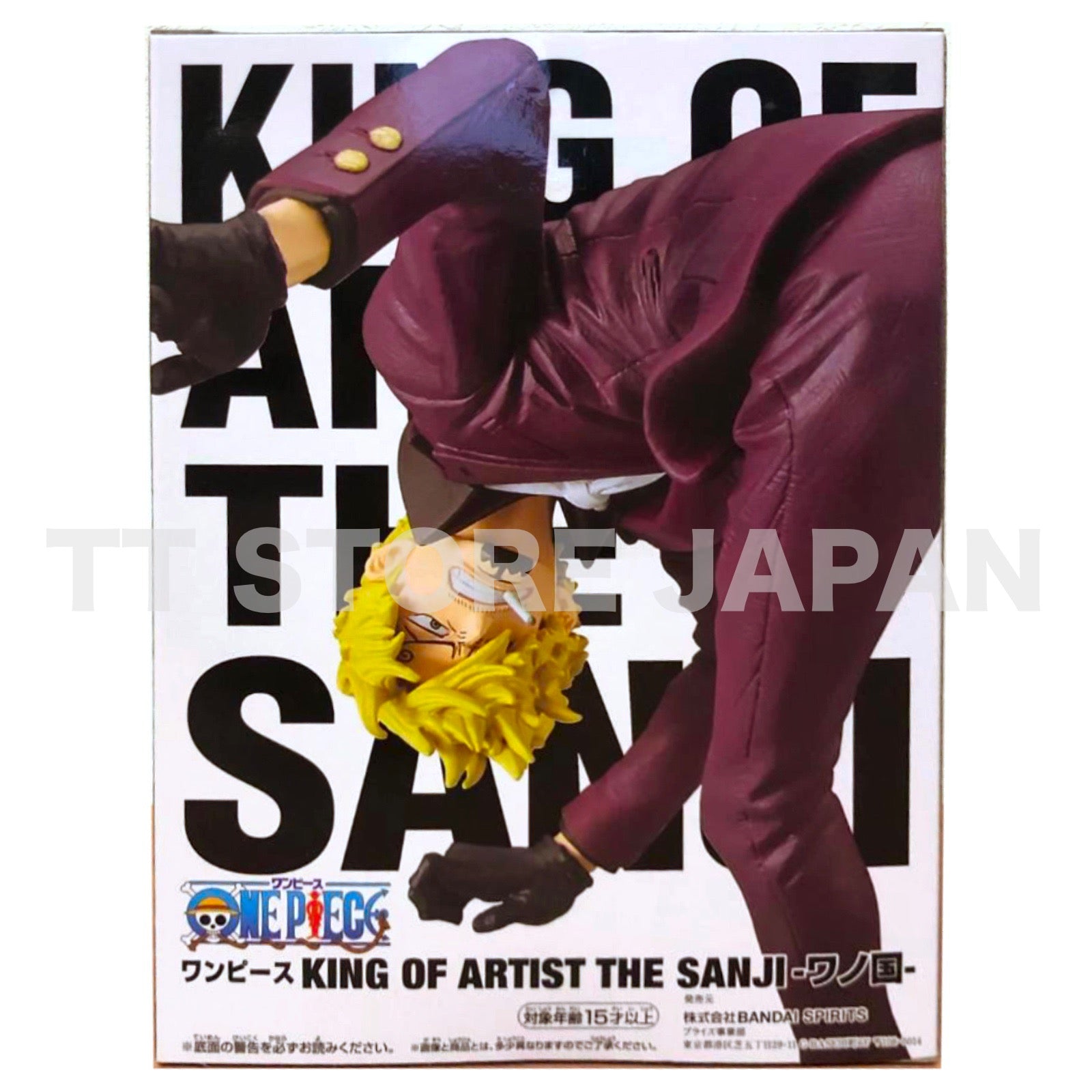 ONE PIECE Figure The Sanji King of Artist Wanokuni BANPRESTO