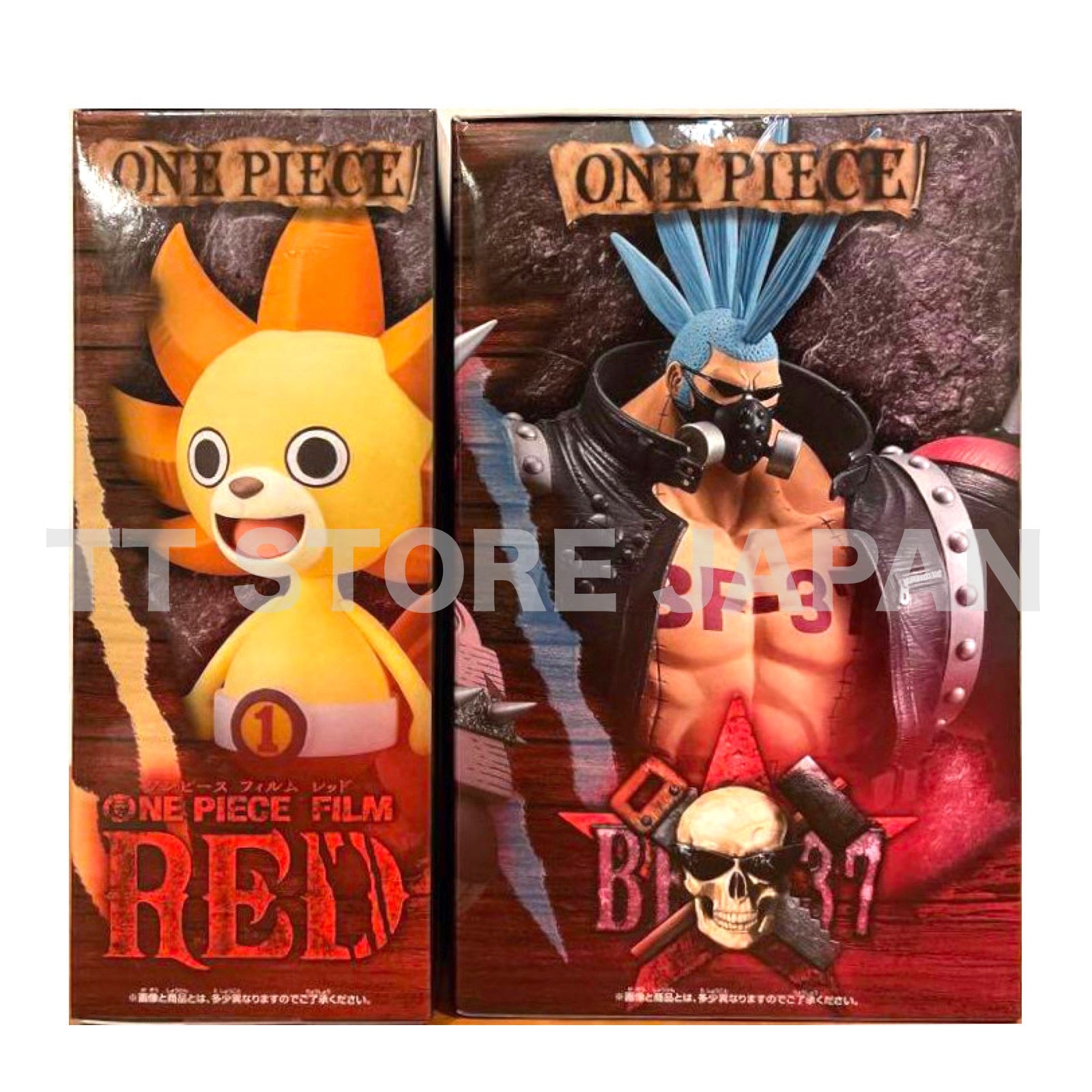 ONE PIECE DXF Figure Franky Sunny Set THE GRANDLINE MEN Vol.12 FILM RED