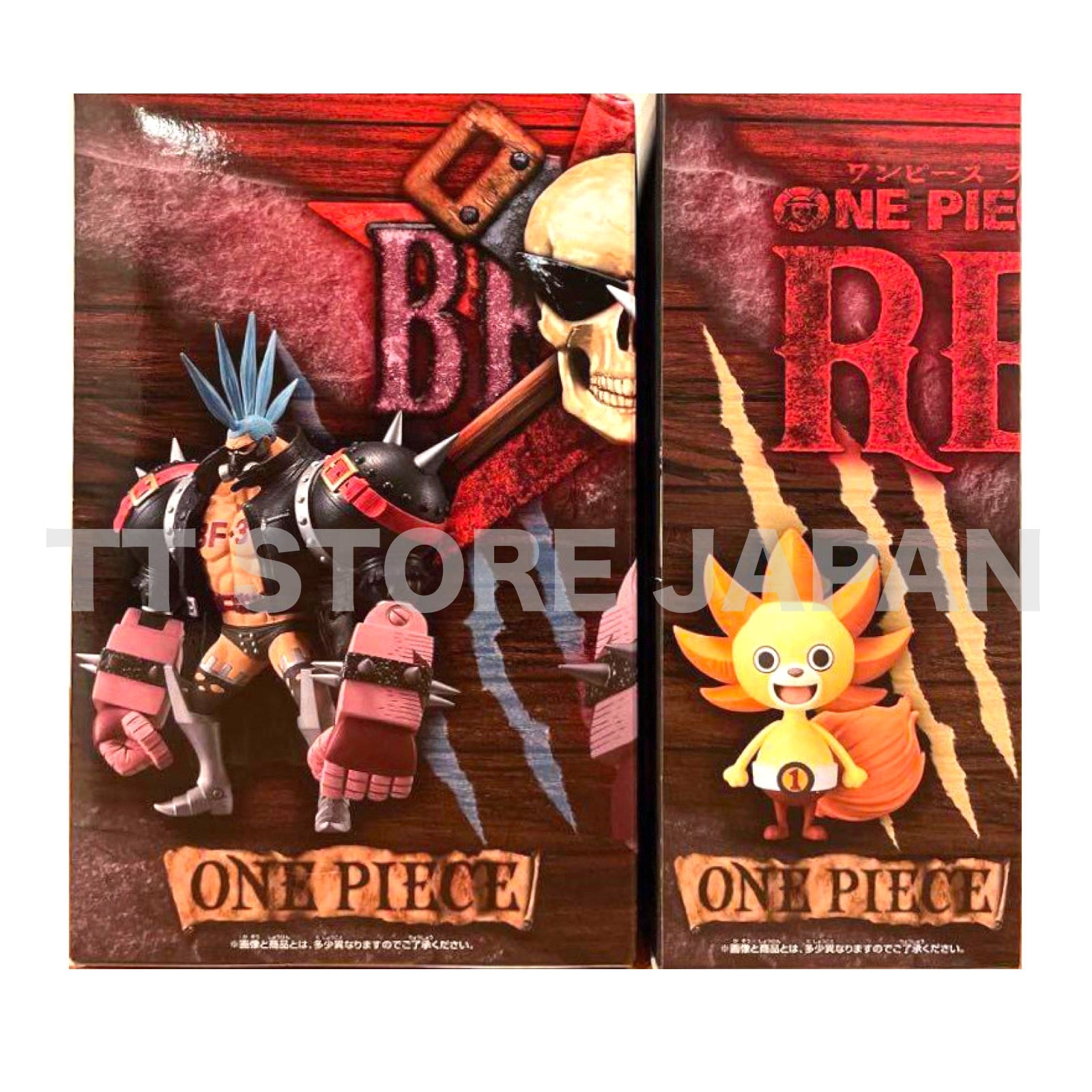 ONE PIECE DXF Figure Franky Sunny Set THE GRANDLINE MEN Vol.12 FILM RED