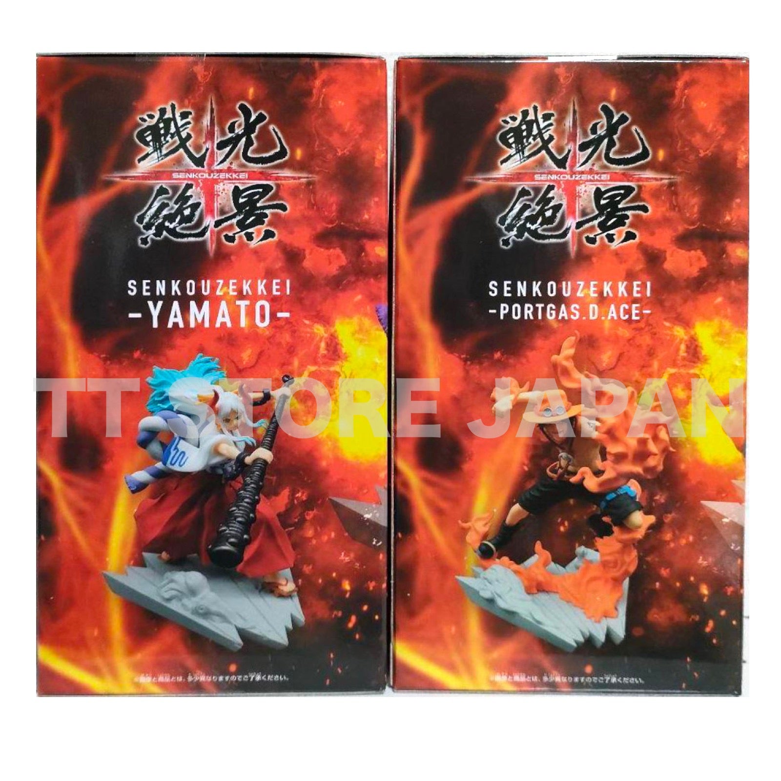 ONE PIECE Figure YAMATO PORTGAS.D.ACE Set SENKOUZEKKEI BANPRESTO