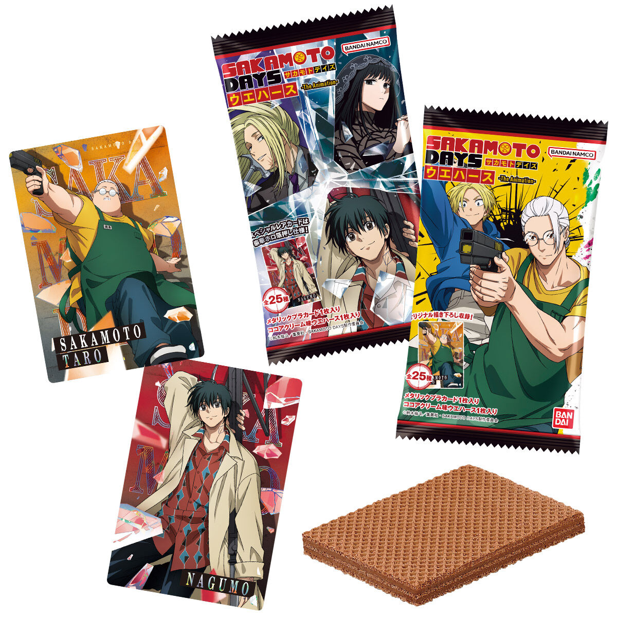 SAKAMOTO DAYS Wafer Card 20 Packs Set Box The Animation BANDAI Shokugan