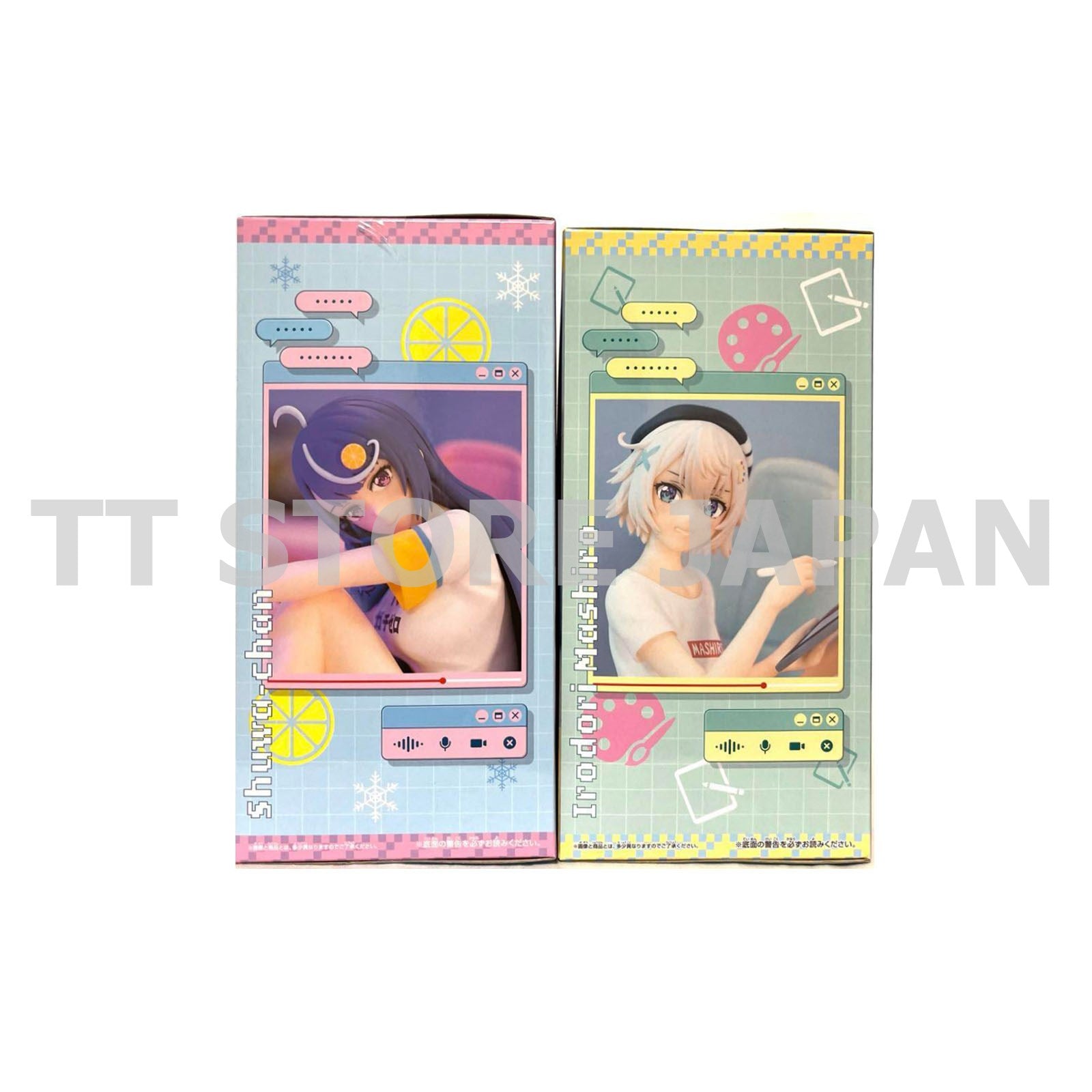 VTuber Legend Figure Kokorone Awayuki Shuwa Chan Mashiro Irodori Set Banpresto