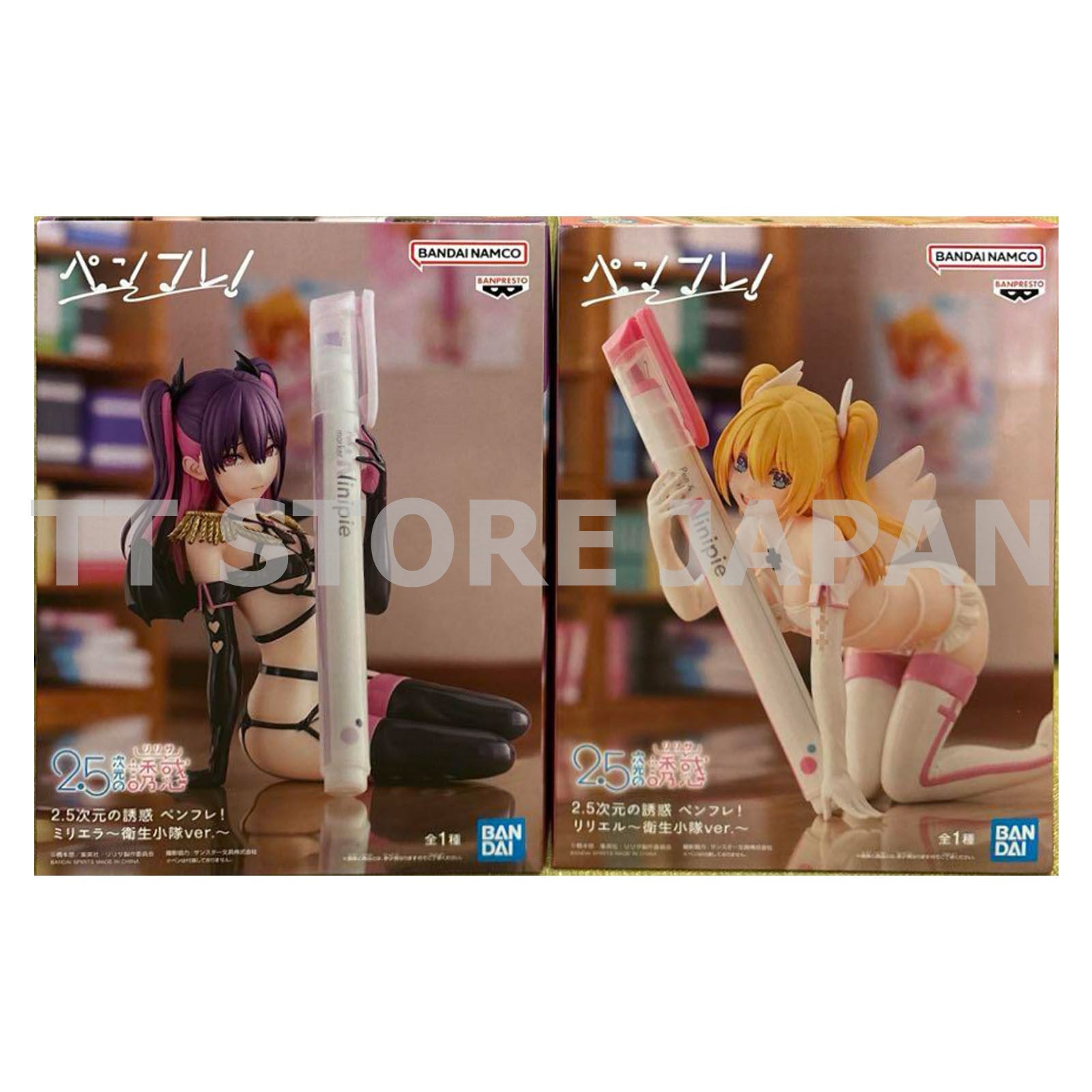 2.5 Dimensional Seduction Figure Liliel Miriella Set Pen Fure Penfriend