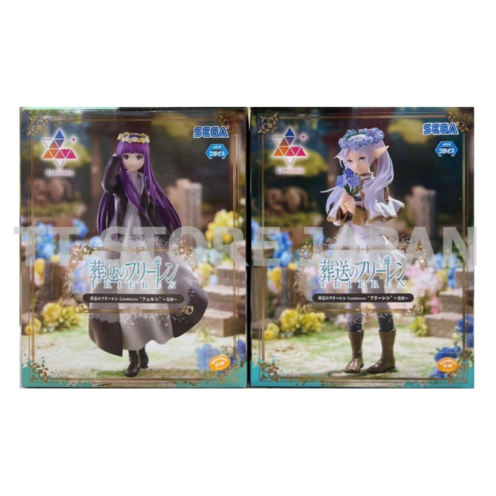 Frieren Beyond Journey's End Figure Frieren Fern Set Luminasta Flower Garden New