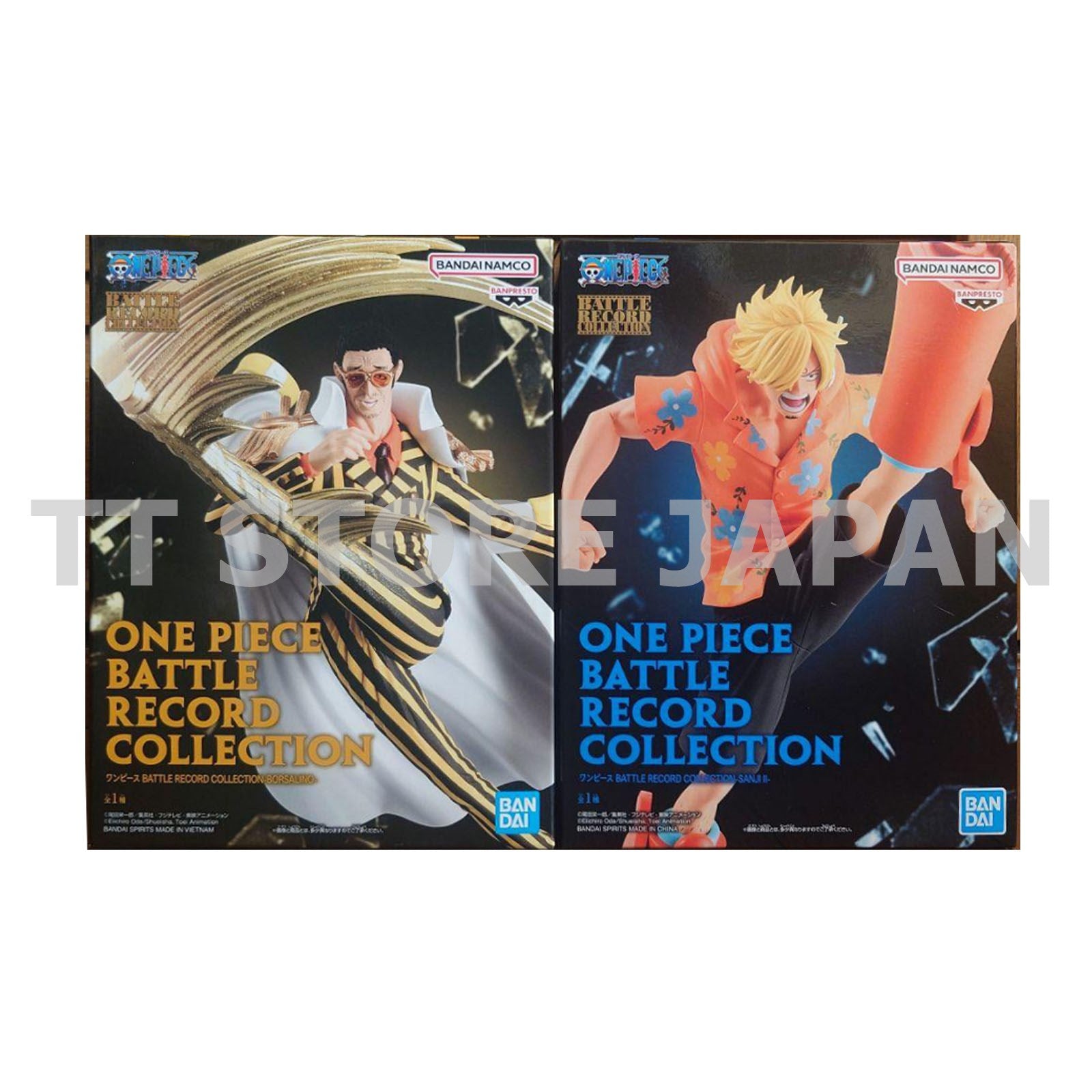 One Piece Figure Borsalino Kizaru Sanji Ⅱ Set BATTLE RECORD COLLECTION New Japan