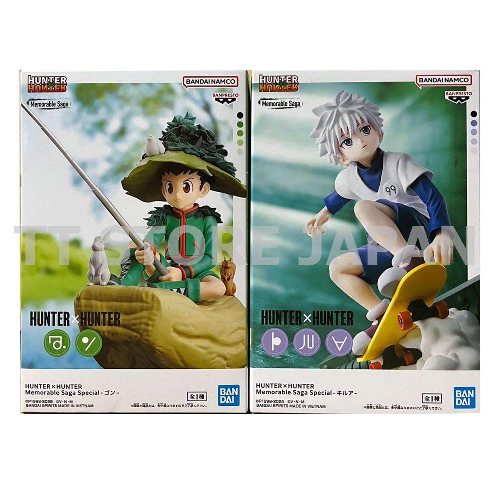 HUNTER×HUNTER Figure Gon Killua Set Memorable Saga Special Hunter x Hunter