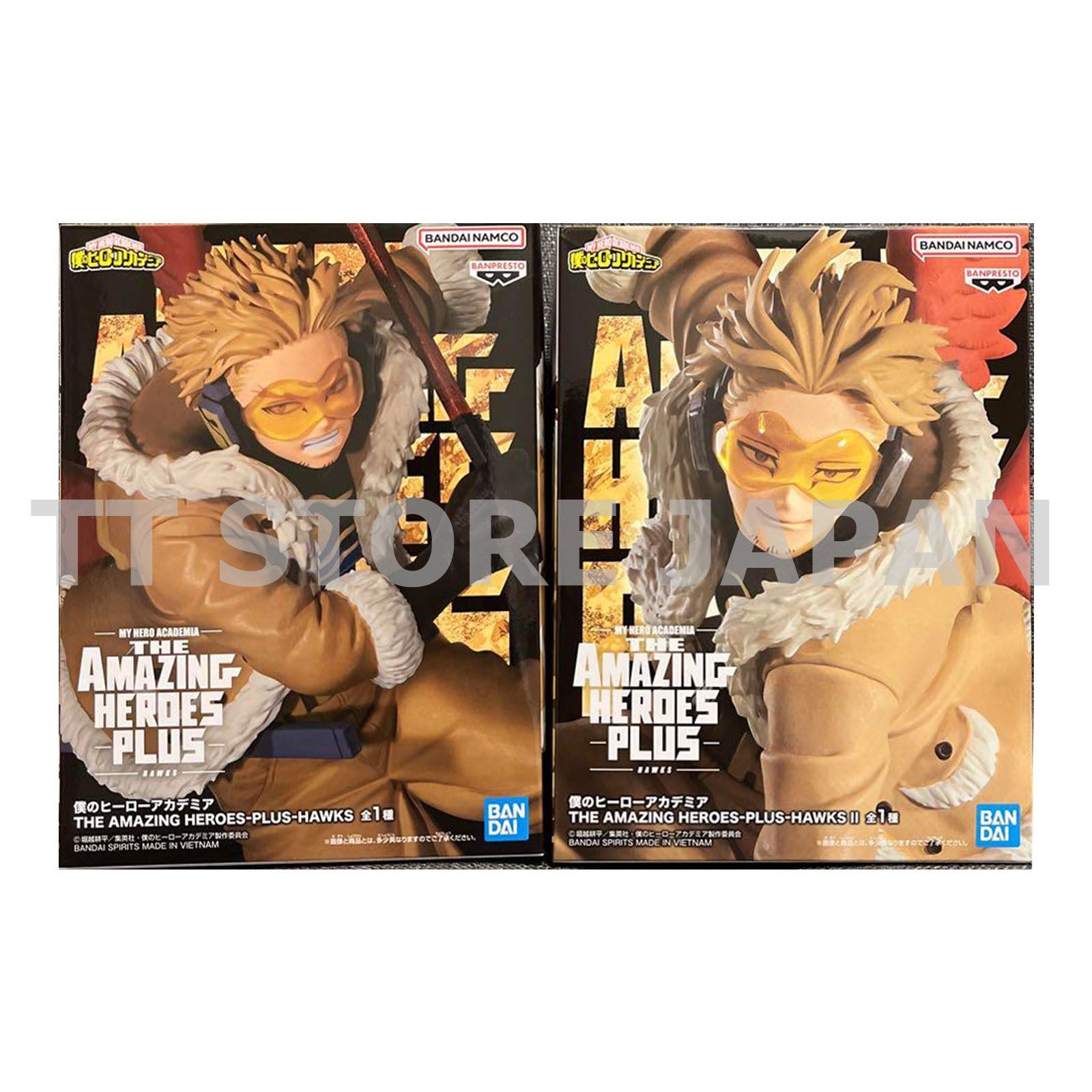 My Hero Academia Hawks Figure Amazing Heroes Plus I II Set MHA New Japan