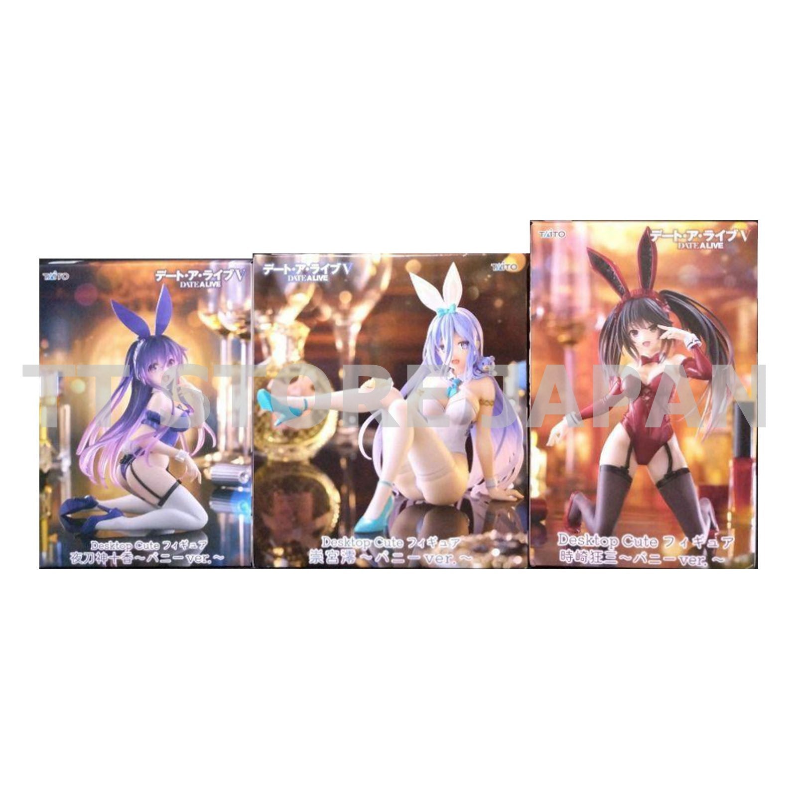 DATE A LIVE Figure Kurumi Tokisaki Tohka Yatogami Mio Sukou Set Desktop Cute