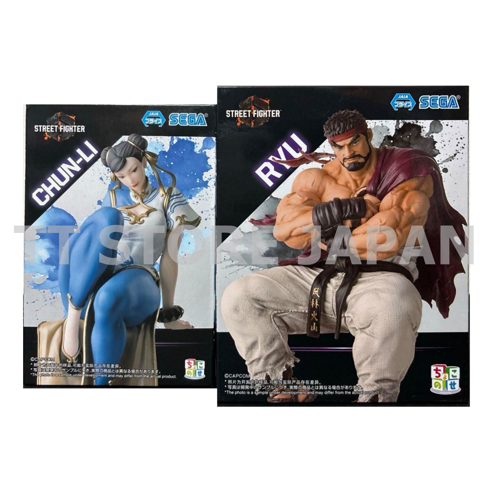 STREET FIGHTER 6 Figure Ryu Chun-Li Set Chokonose Premium SEGA New Game