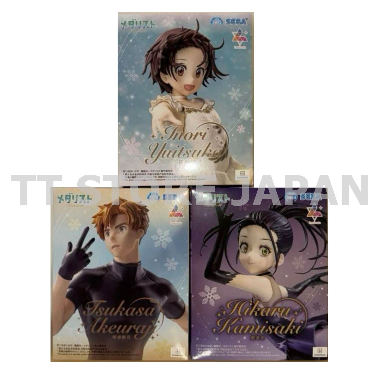 Medalist Figure Inori Yuitsukai Tsukasa Akewaraji Hikaru Kamisaki Set Luminasta