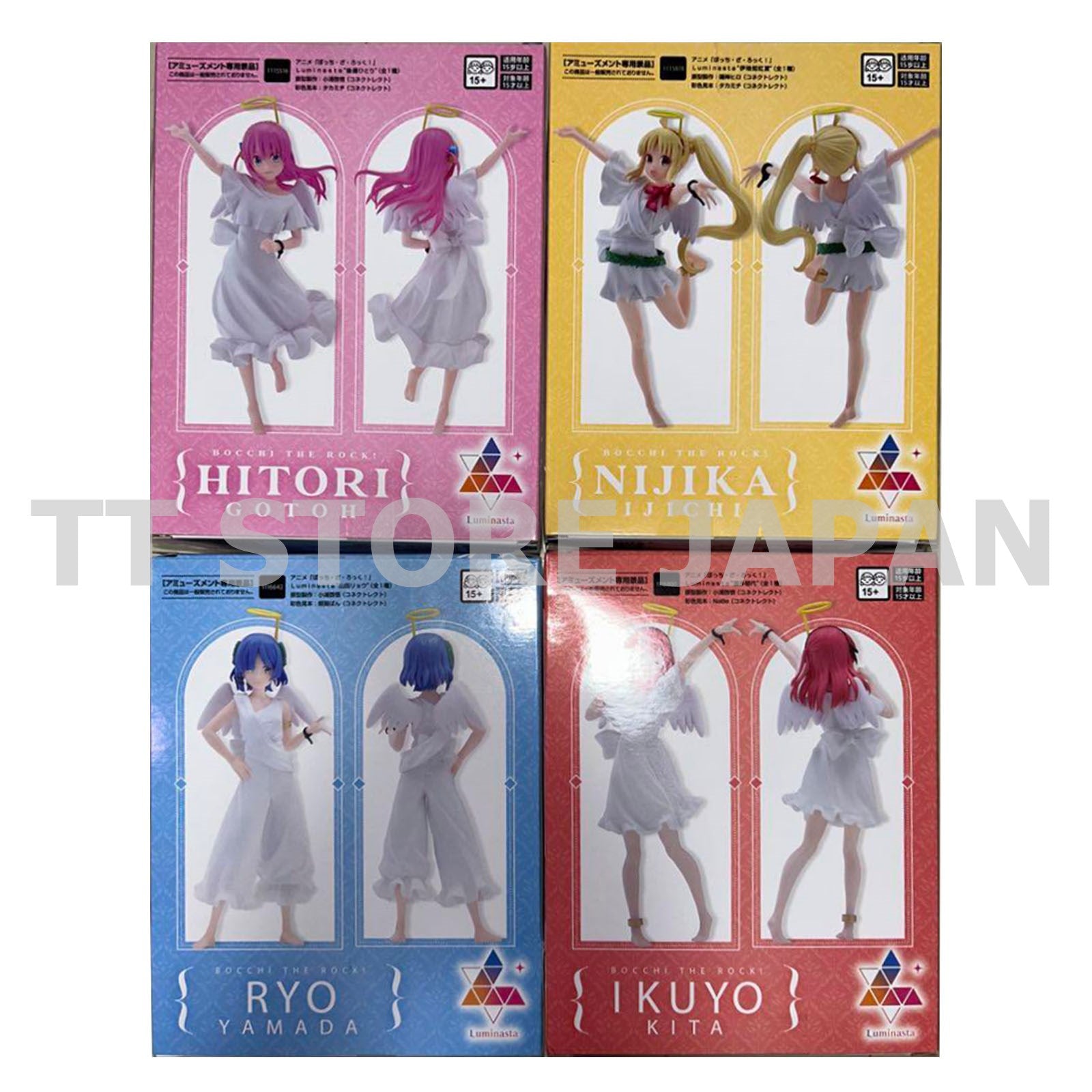 Bocchi The Rock Figure Hitori Goto Ikuyo Kita Nijika Ijichi Ryo Yamada Luminasta