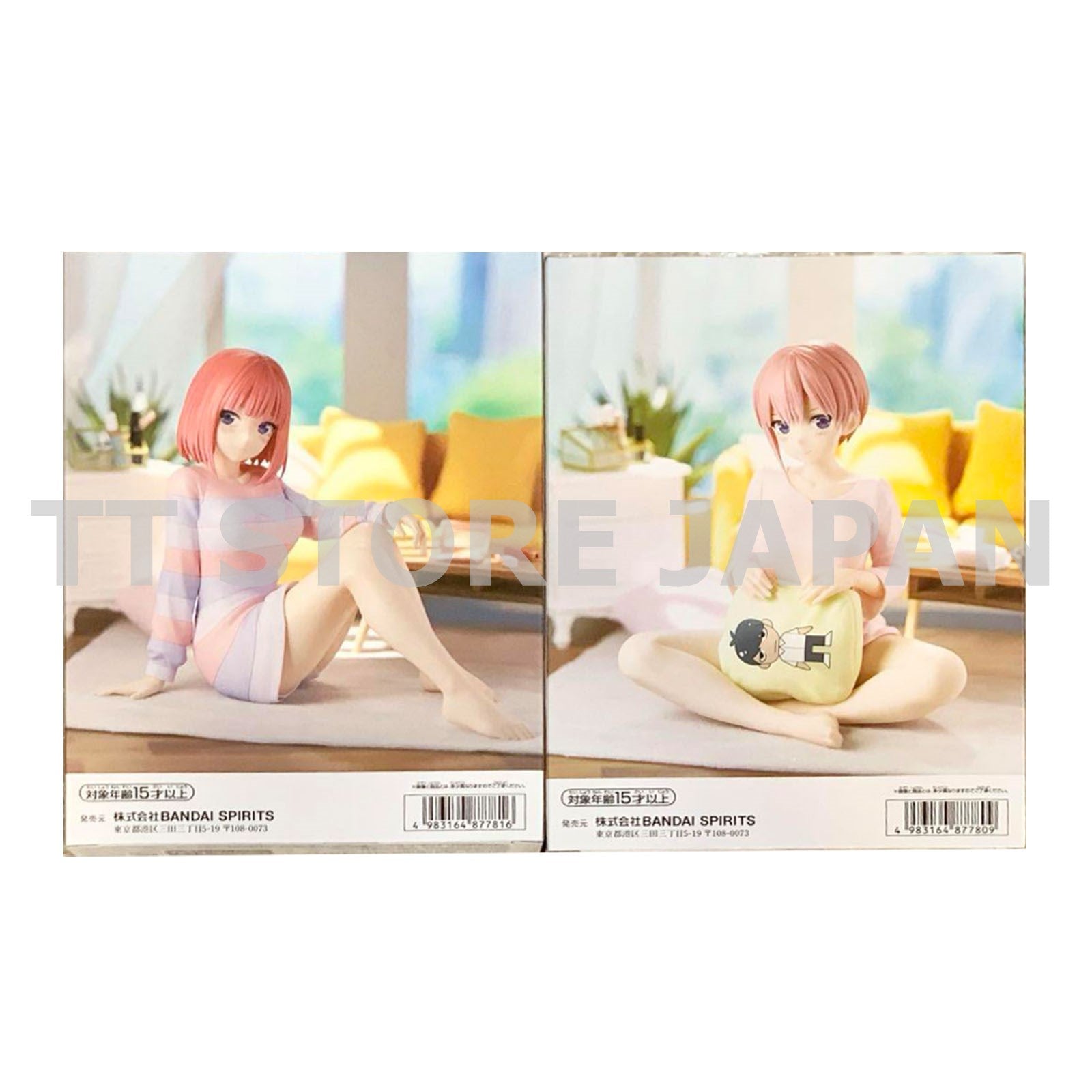 The Quintessential Quintuplets ∽ Figure Ichika Nakano Nino Set Relax time