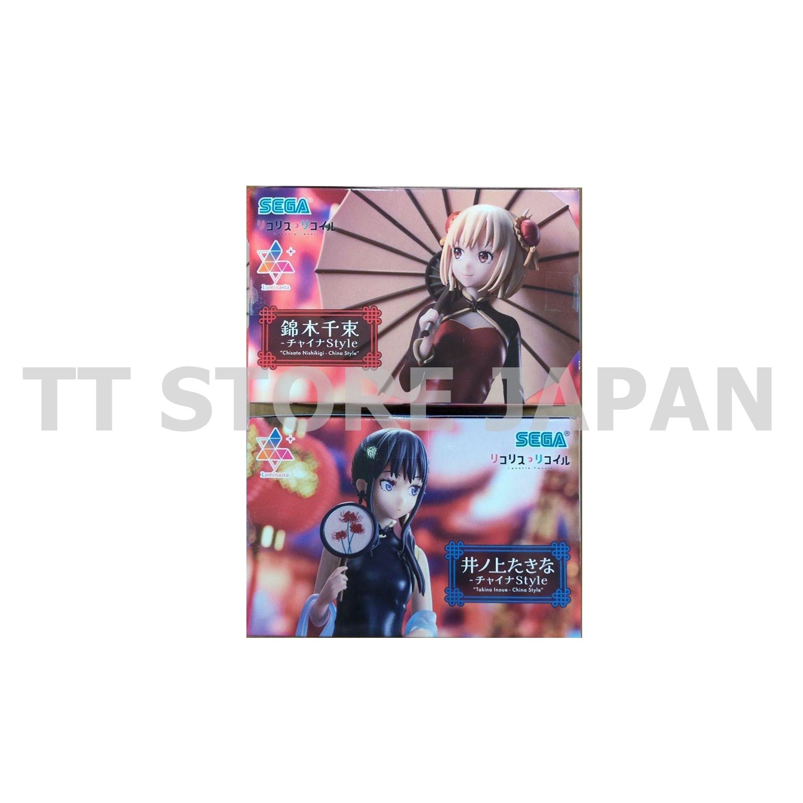 Lycoris Recoil Figure Chisato Nishikigi Takina Inoue Set Luminasta China Style