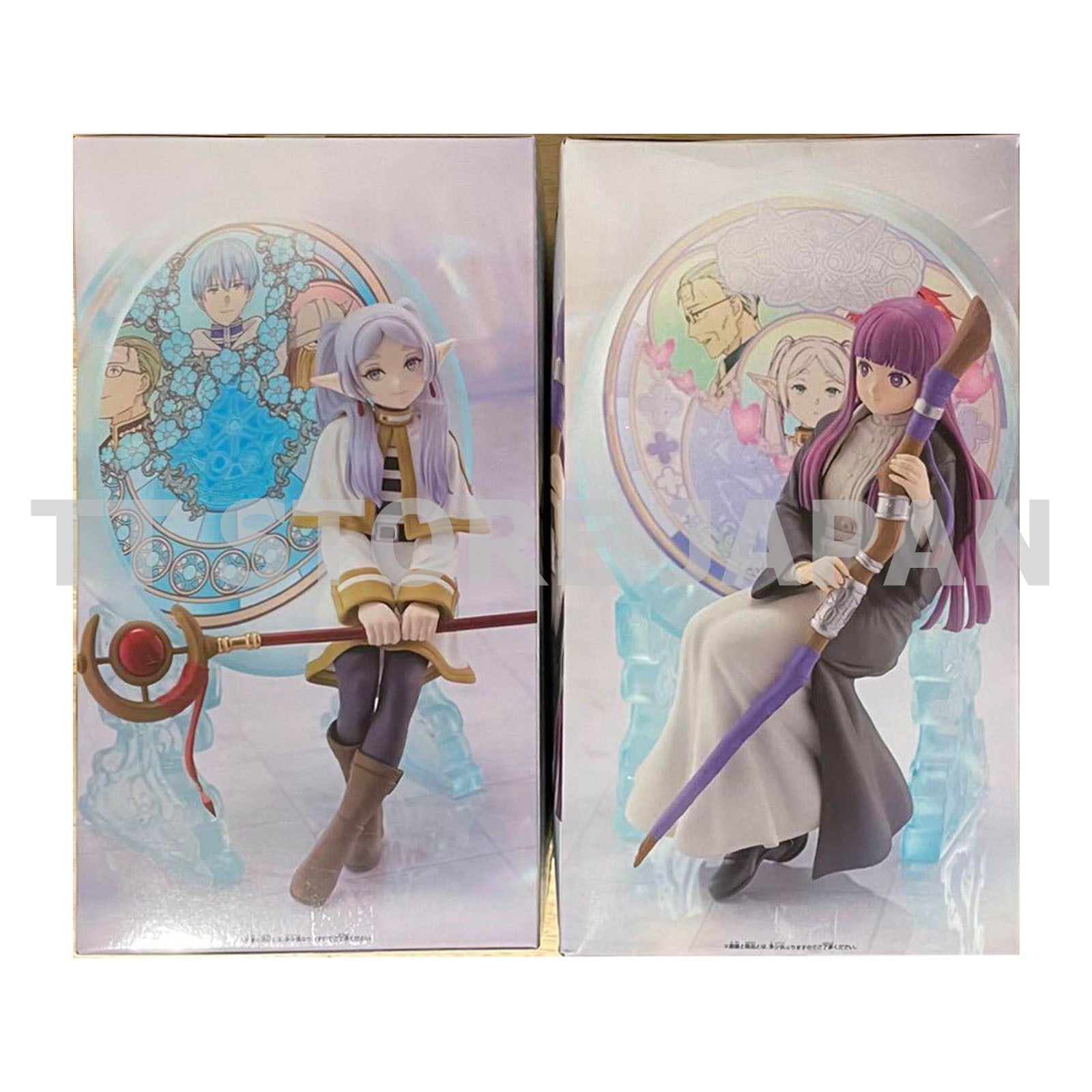 Frieren Beyond Journey's End Figure Frieren Fern Set Glasscape New Japan