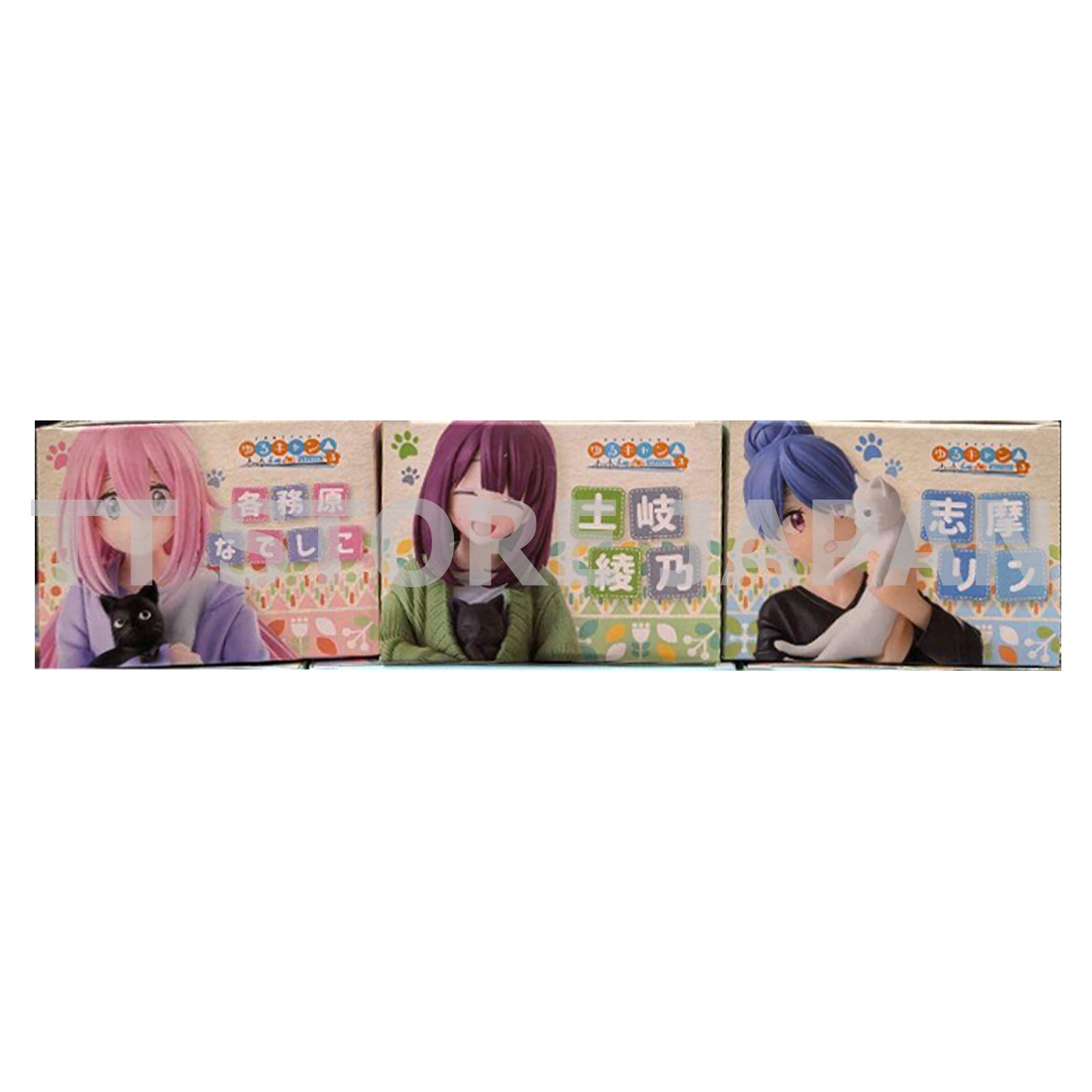 Laid Back Camp Figure Nadeshiko Rin Shima Ayano Toki Desktop Decorate Yuru Camp