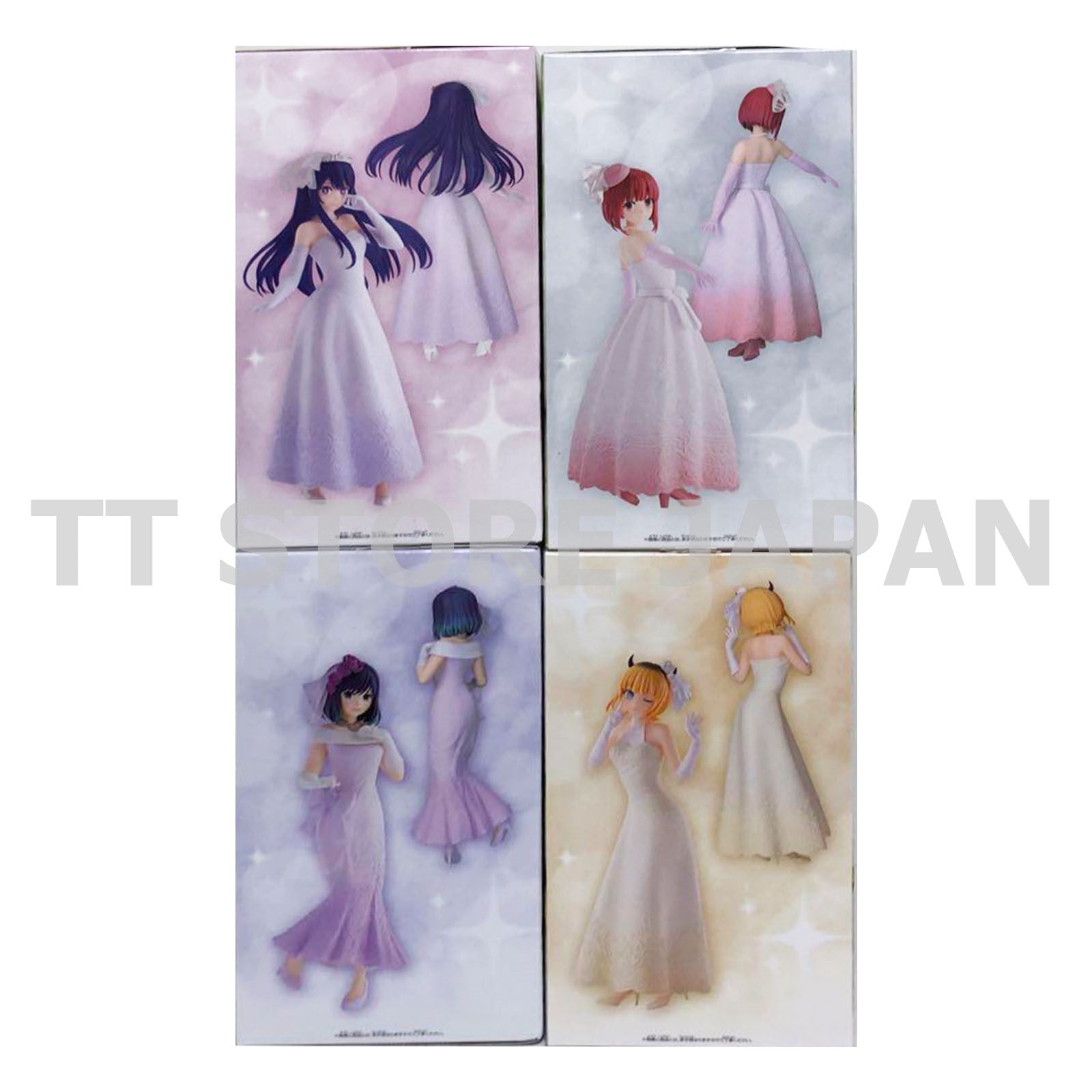 Oshi No Ko Figure Ai Kana Arima Akane Kurokawa MEM Cho Set Wedding Bridal Dress