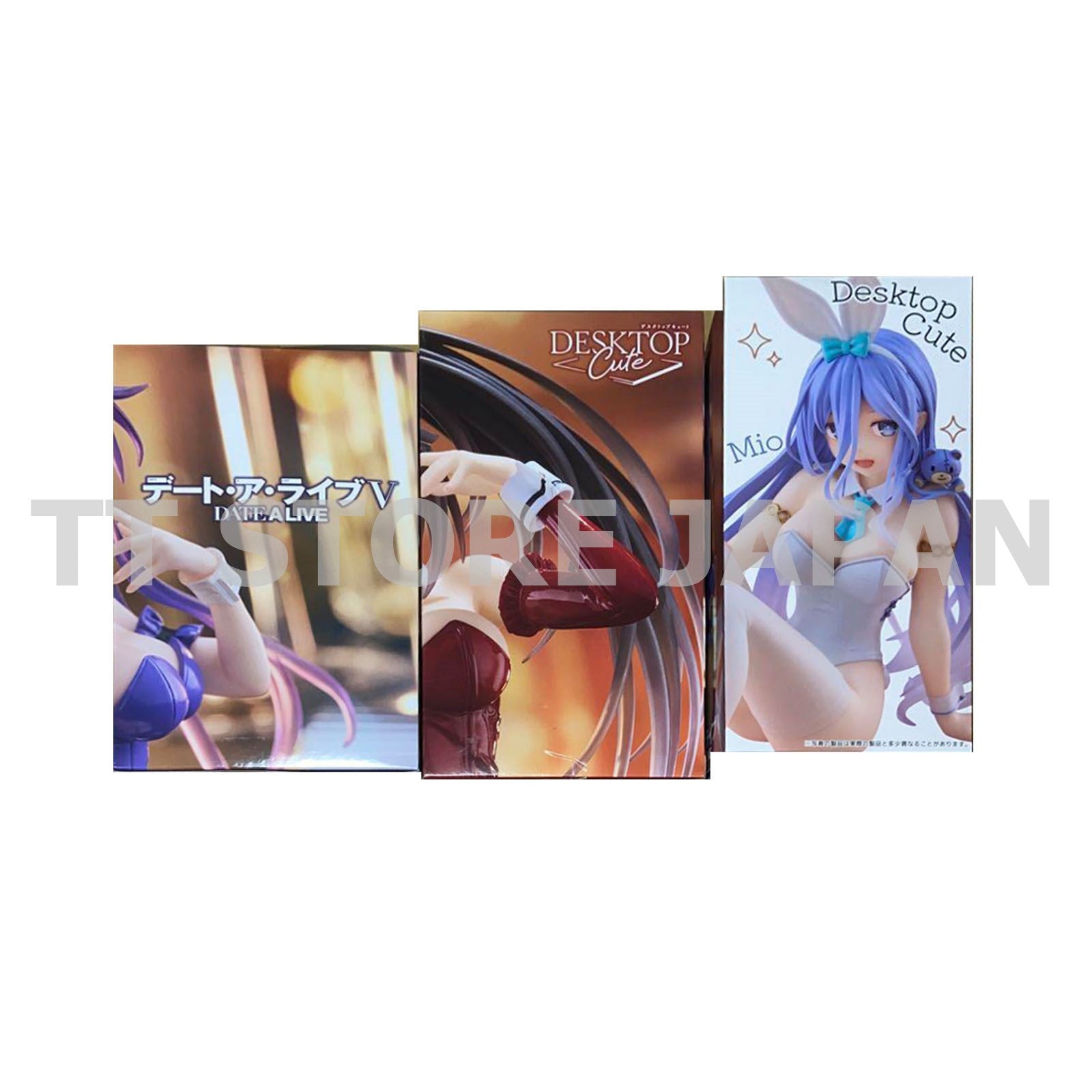 DATE A LIVE Figure Kurumi Tokisaki Tohka Yatogami Mio Sukou Set Desktop Cute