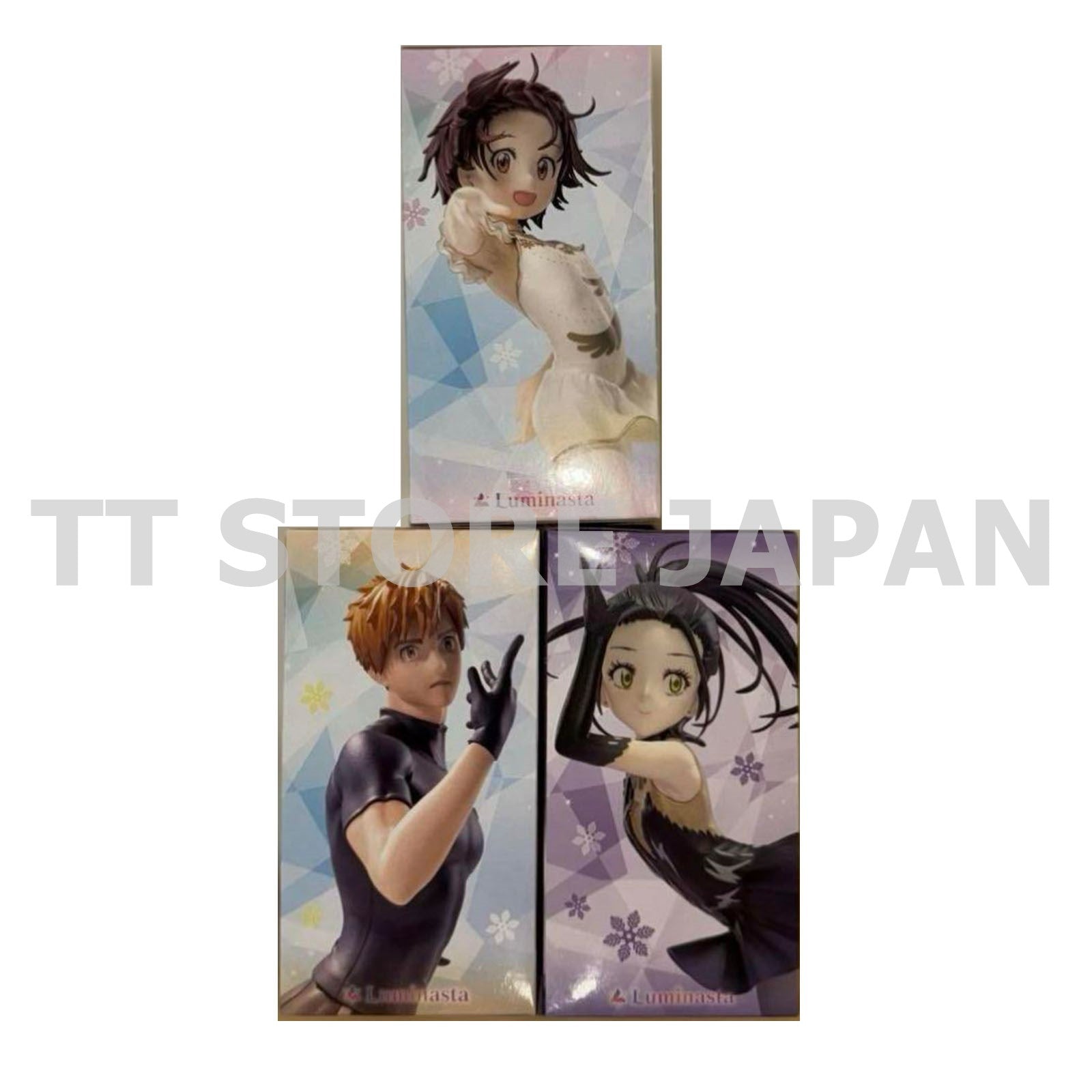 Medalist Figure Inori Yuitsukai Tsukasa Akewaraji Hikaru Kamisaki Set Luminasta