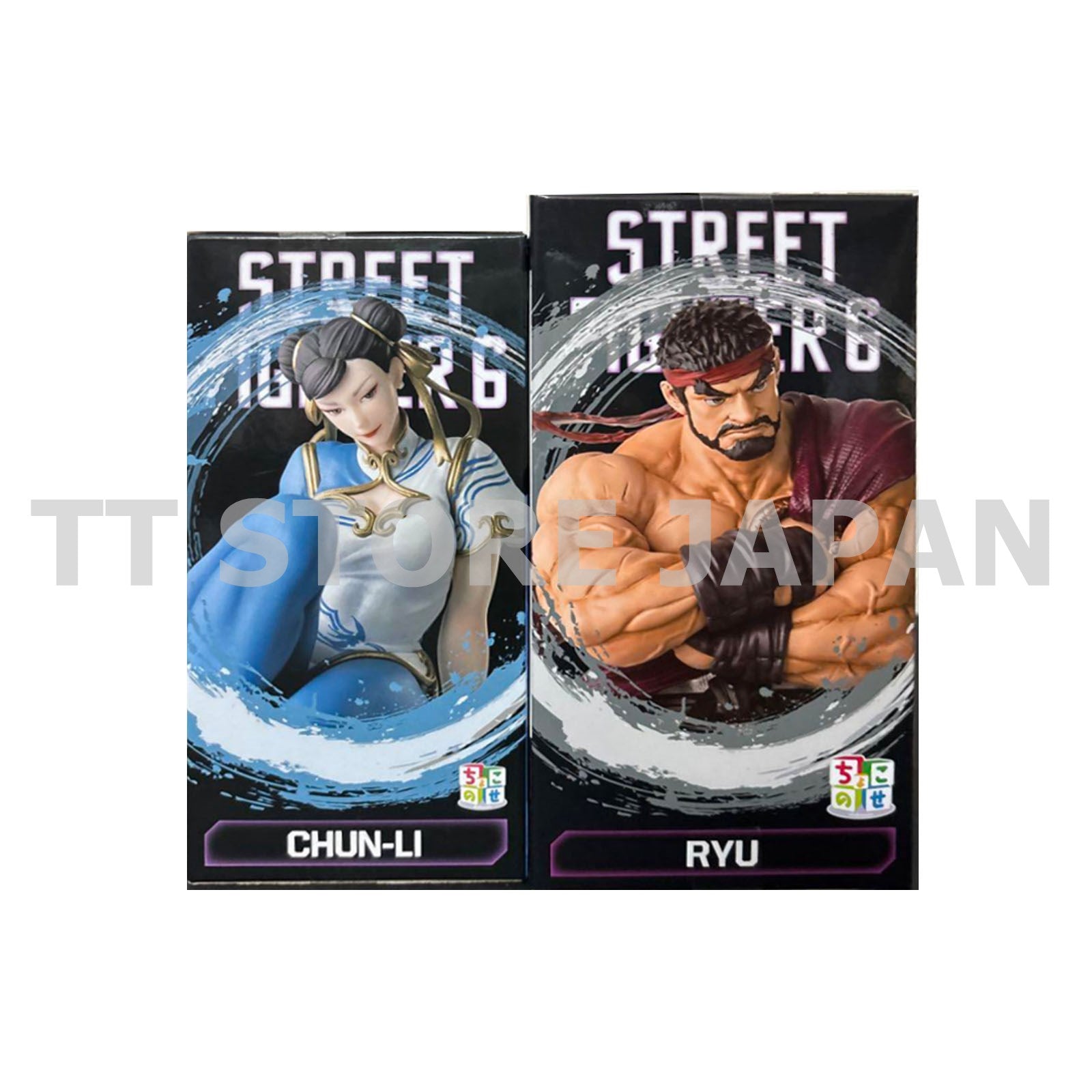 STREET FIGHTER 6 Figure Ryu Chun-Li Set Chokonose Premium SEGA New Game