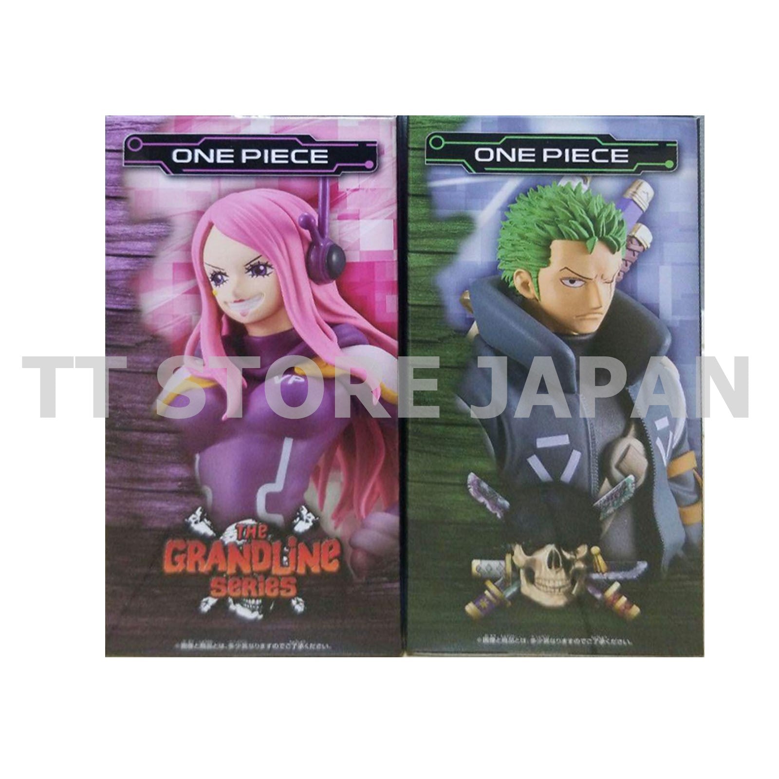 One Piece Dxf Figure Egg Head Jewelry.Bonney Roronoa Zoro Set The Grandline