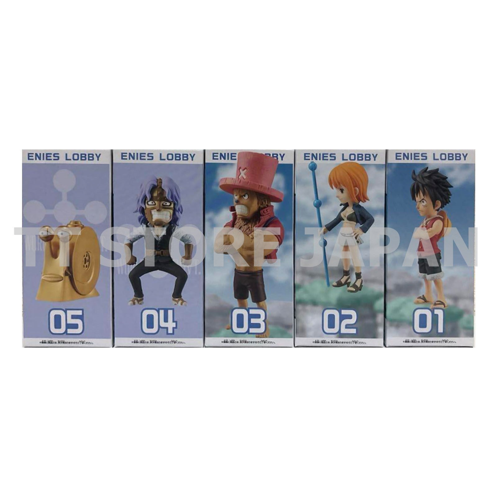 One Piece World Collectable Figure Enies Lobby 1 Complete Set WCF New Japan