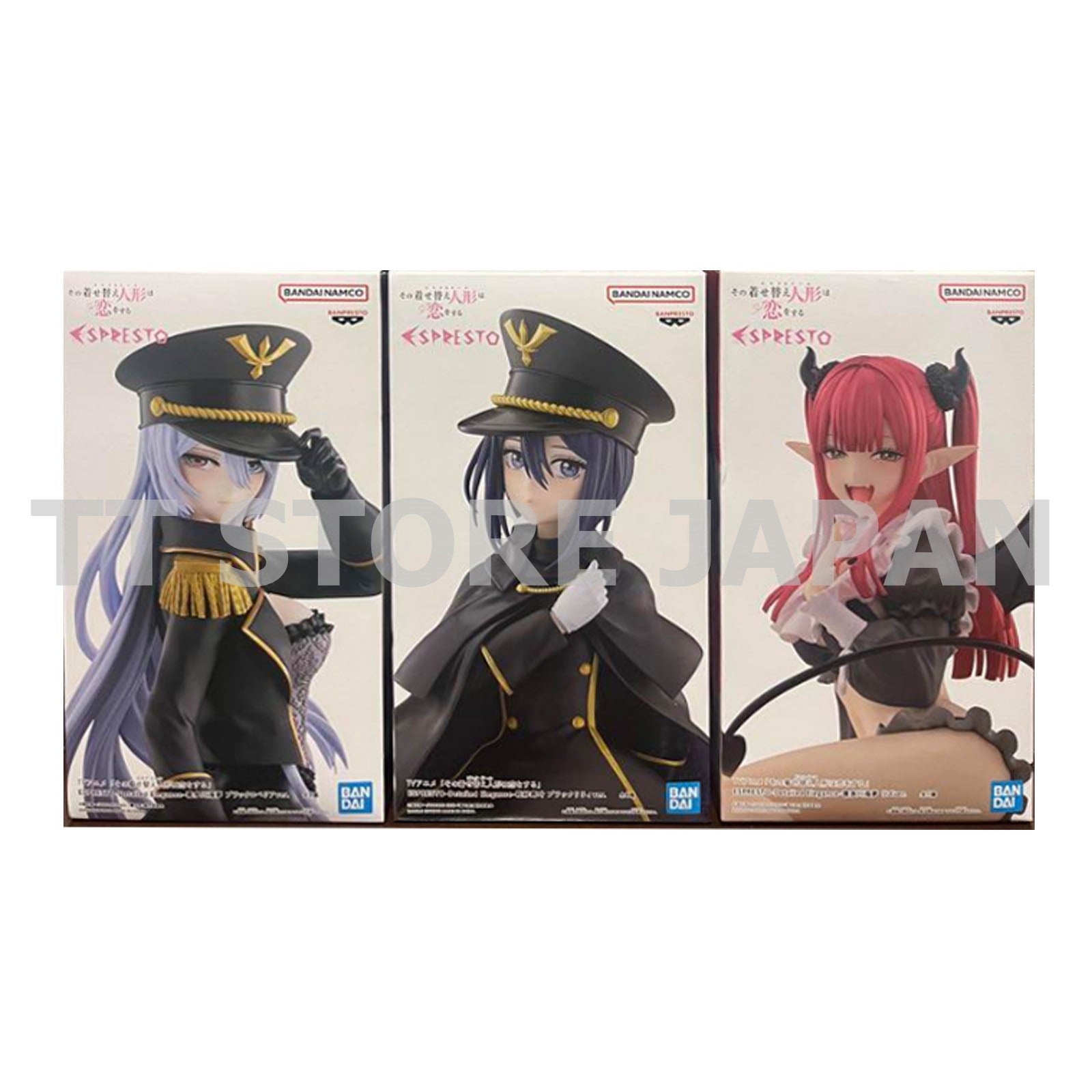 My Dress Up Darling Figure Marin Kitagawa Black Lobelia Liz Sajuna Inui Lily Set