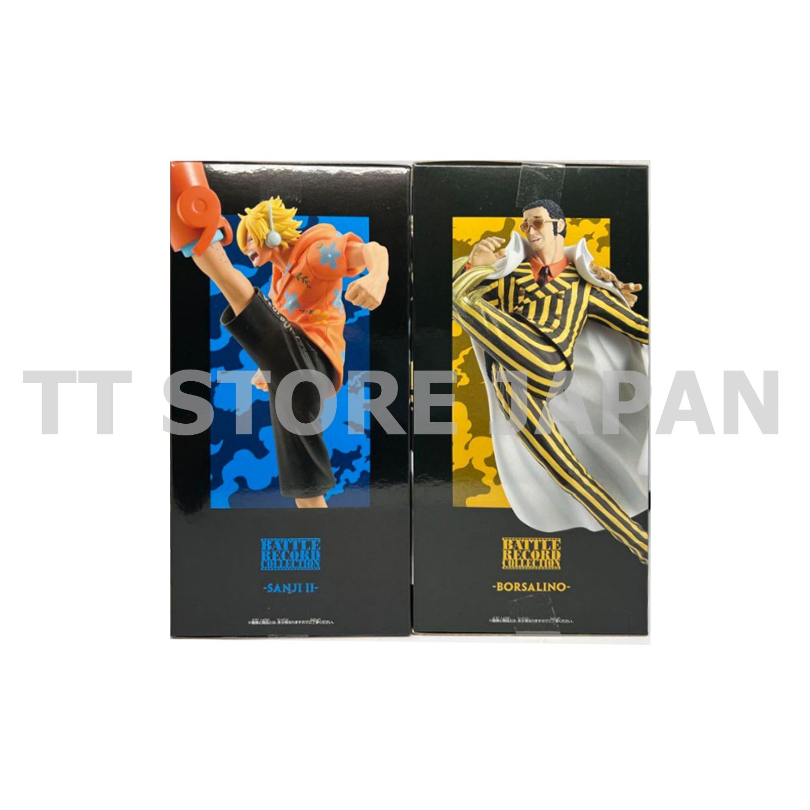One Piece Figure Borsalino Kizaru Sanji Ⅱ Set BATTLE RECORD COLLECTION New Japan