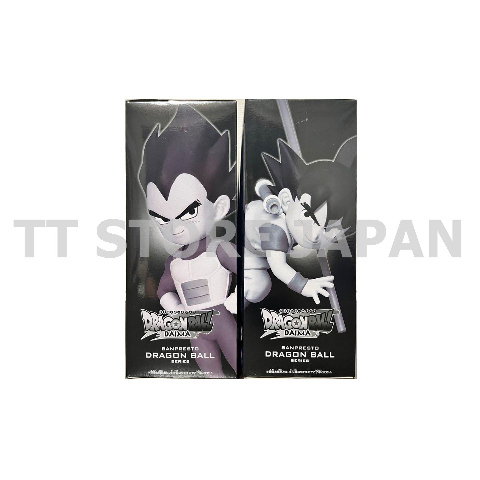 Dragon Ball Daima Figure Mini Son Goku Vegeta Set With Panel Banpresto