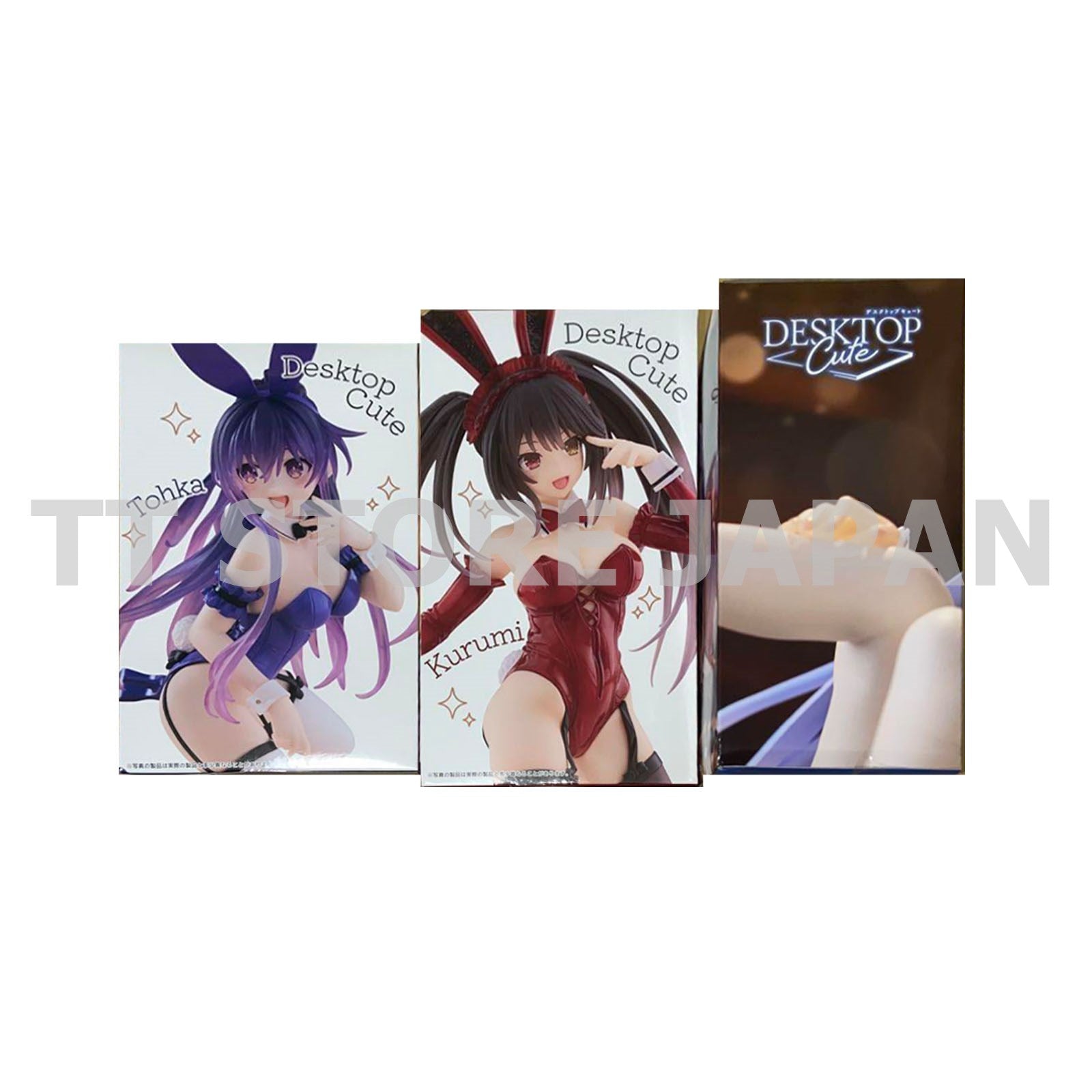 DATE A LIVE Figure Kurumi Tokisaki Tohka Yatogami Mio Sukou Set Desktop Cute