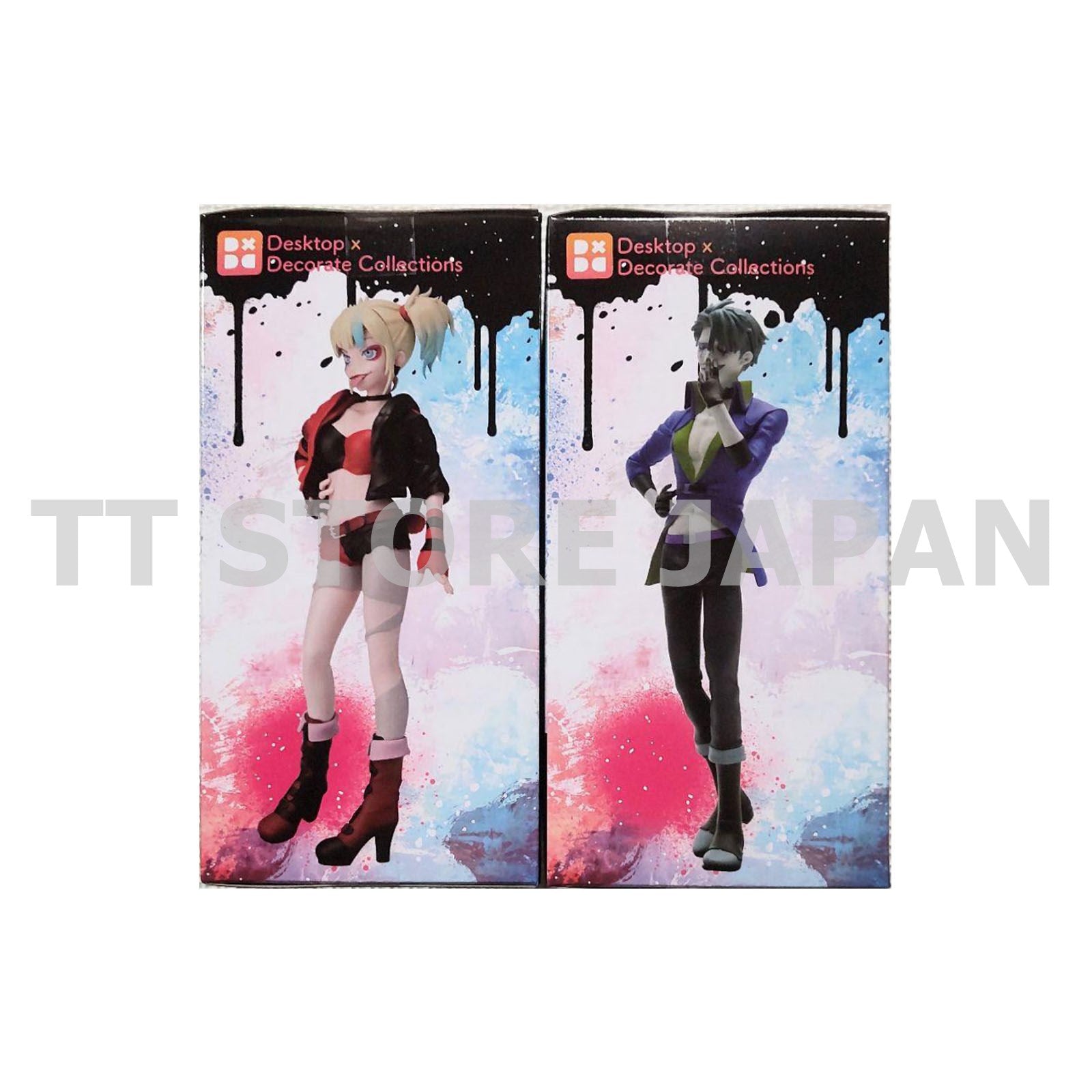 Suicide Squad ISEKAI Figure Harley Quinn Joker Set Desktop Decorate Collections