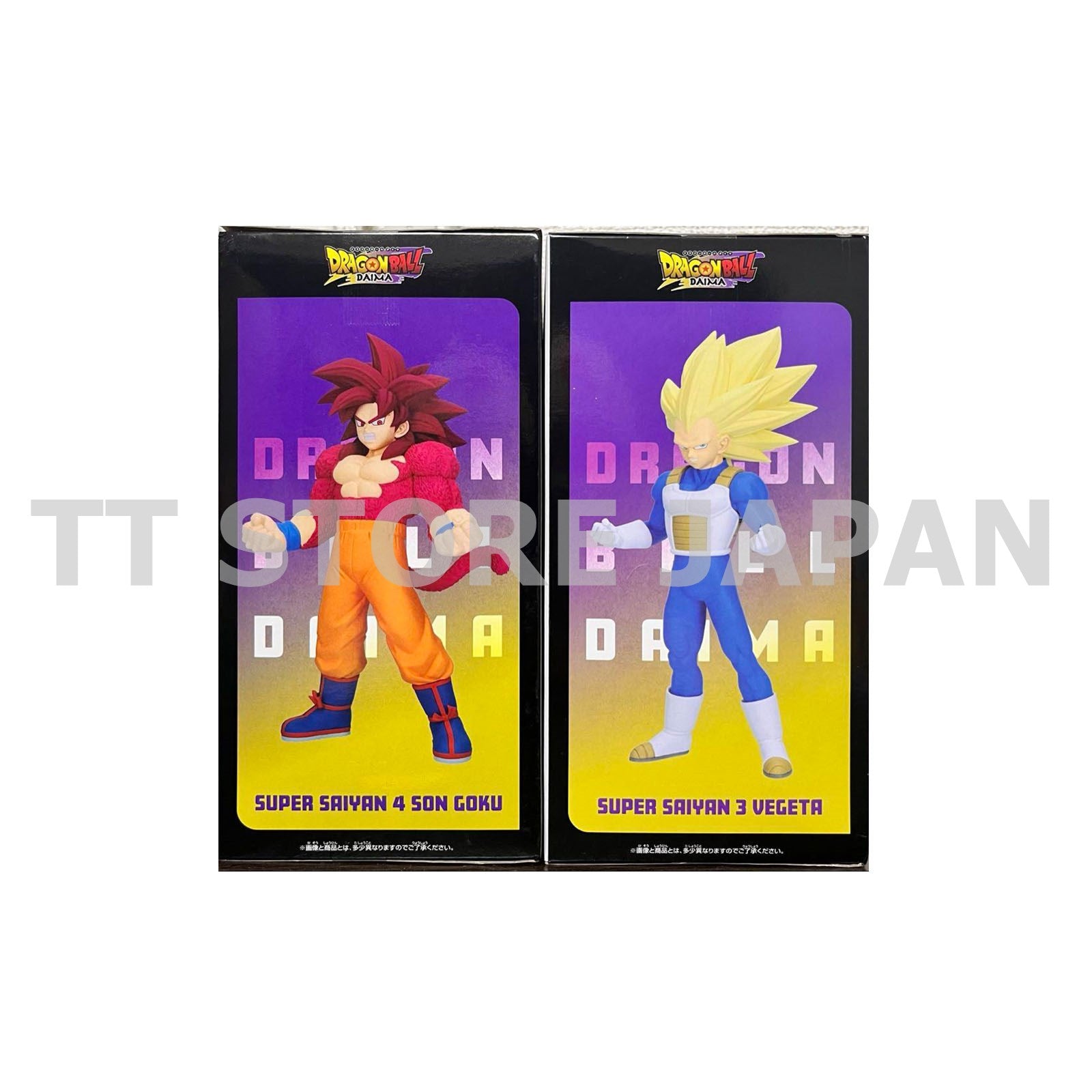 Dragon Ball DAIMA Figur Super Saiyan 4 Son Goku Super Saiyan 3 Vegeta Set New