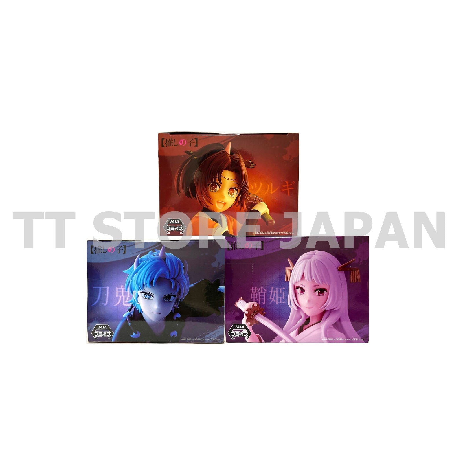 Oshi no ko Figure Aqua Kana Arima Akane Kurokawa Set Tokyo Blade ver. Banpresto