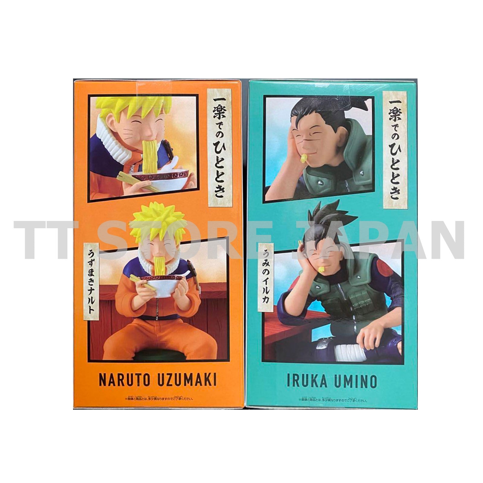 Naruto Figure Uzumaki Iruka Umino Set a moment at Ichiraku Banpresto
