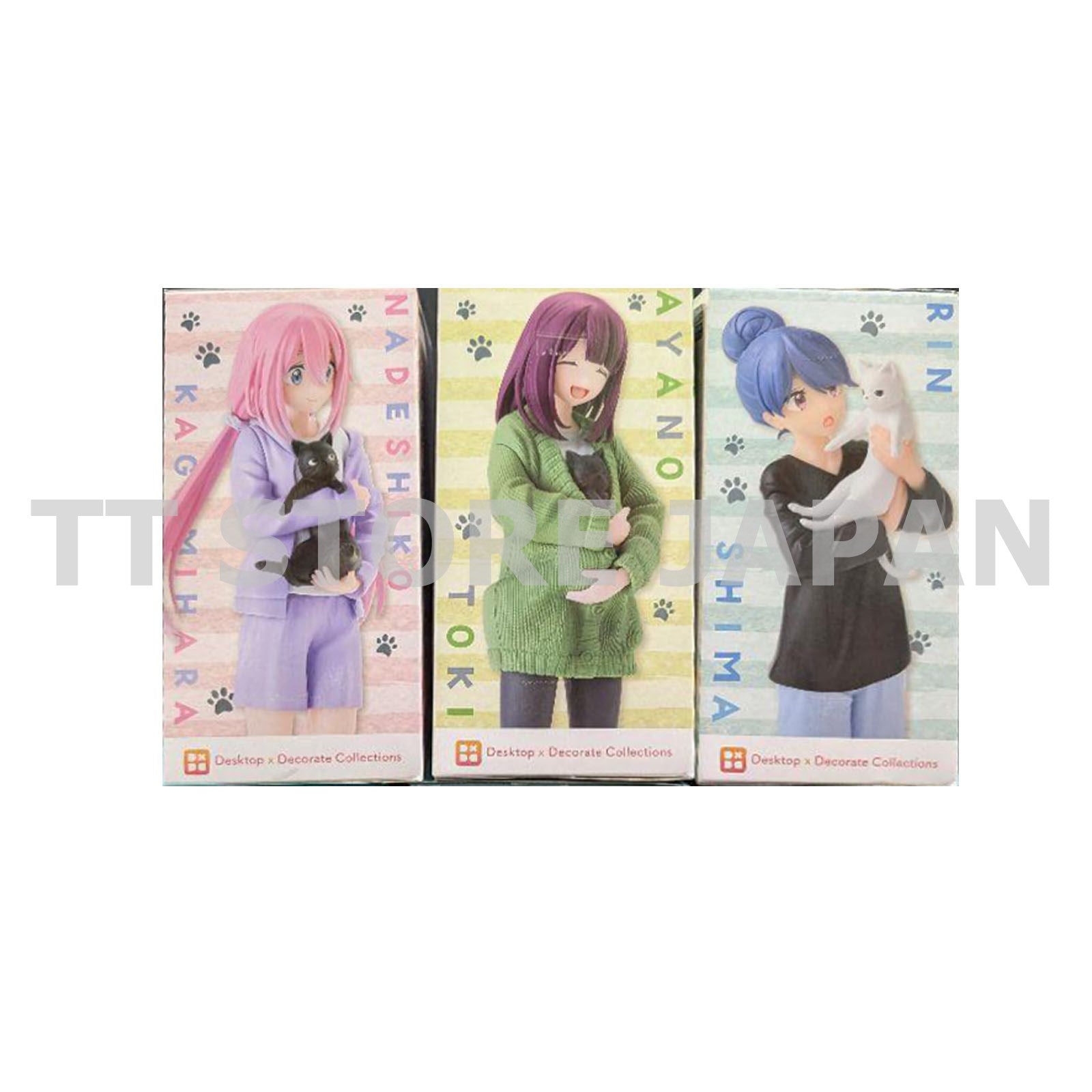 Laid Back Camp Figure Nadeshiko Rin Shima Ayano Toki Desktop Decorate Yuru Camp